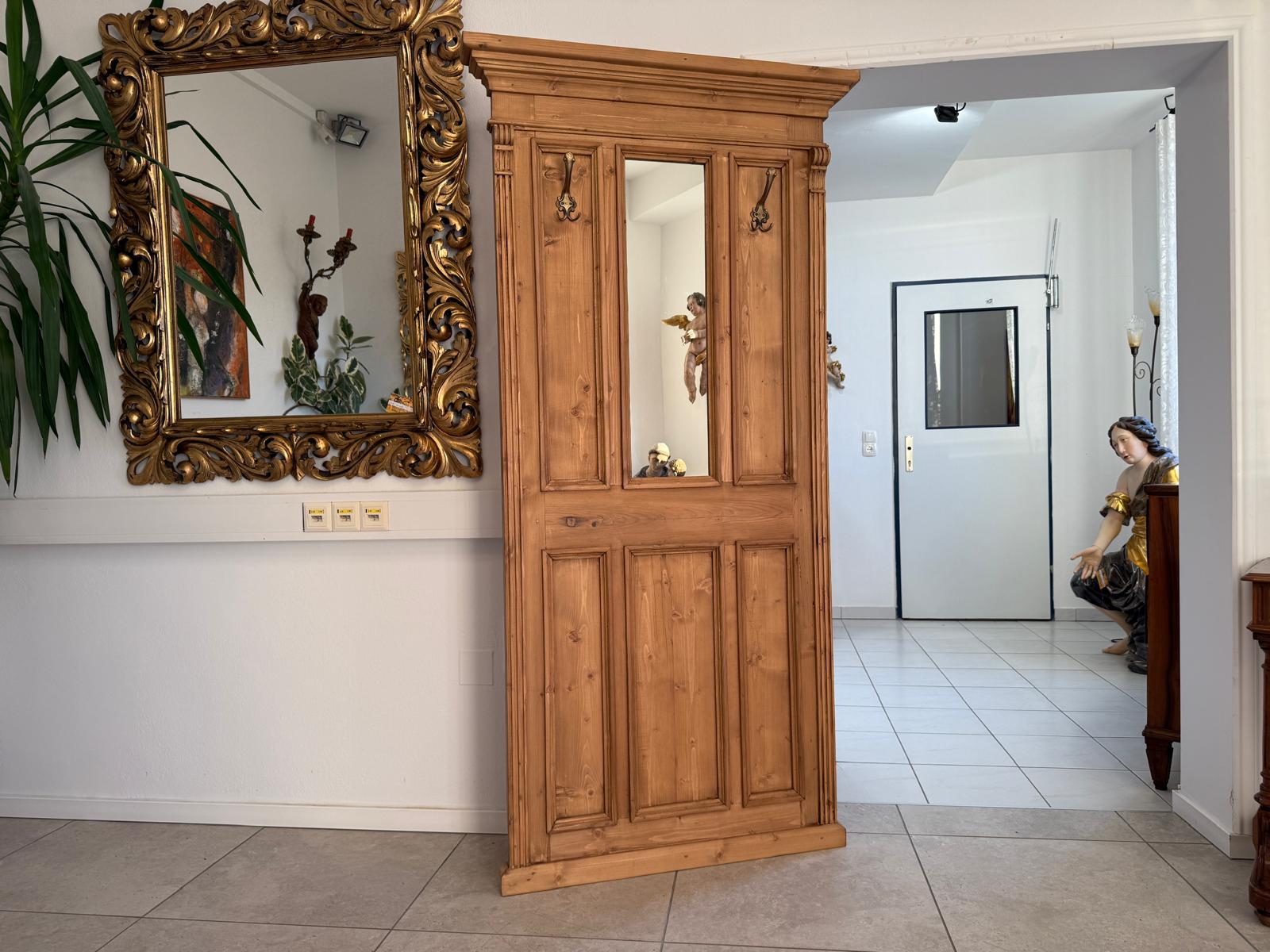 Vollholz Garderobenschrank Bauernschrank Kleiderschrank G2293