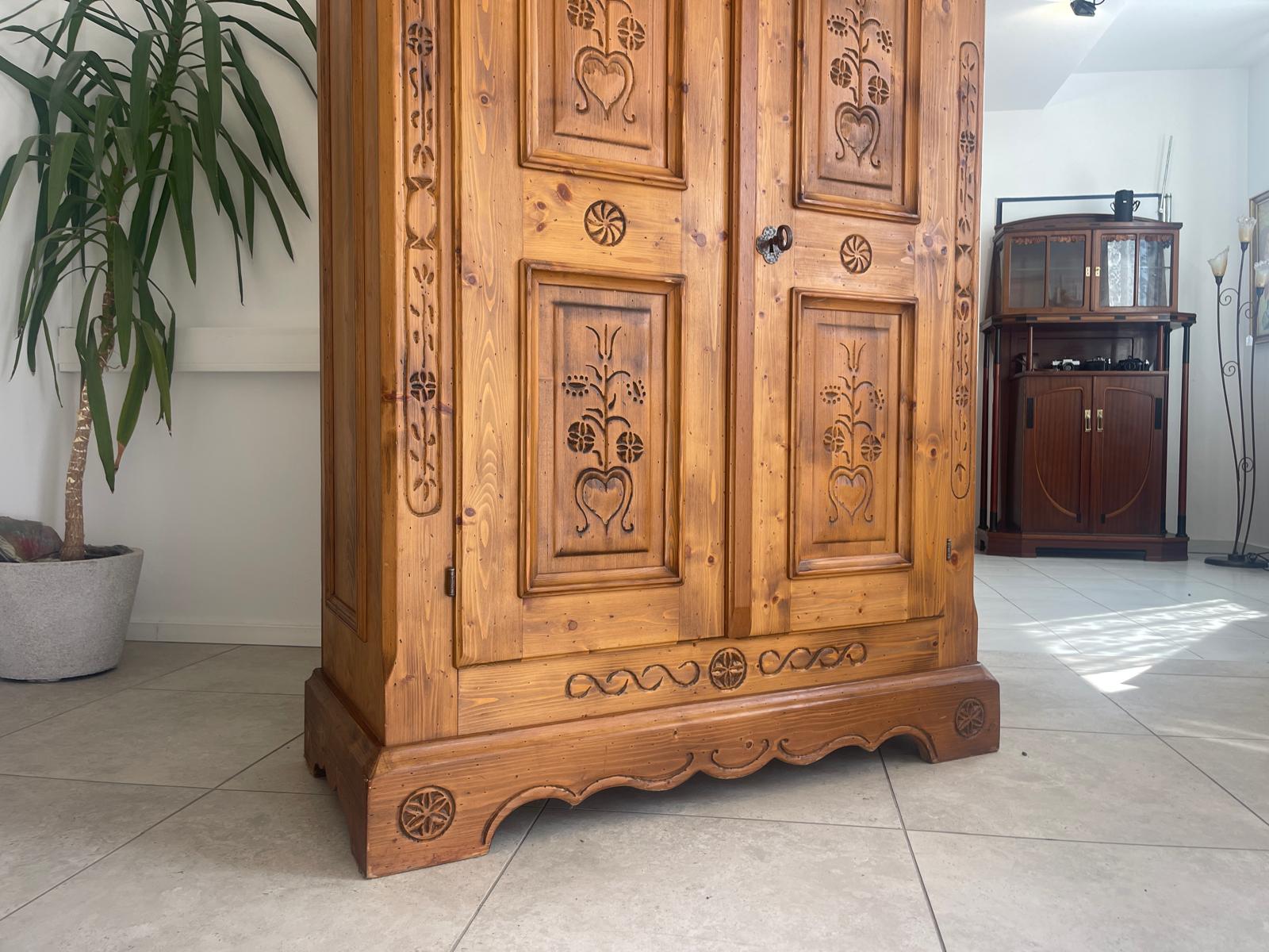 Originaler Voglauer Schrank Bauernschrank Anno 1800 G1715