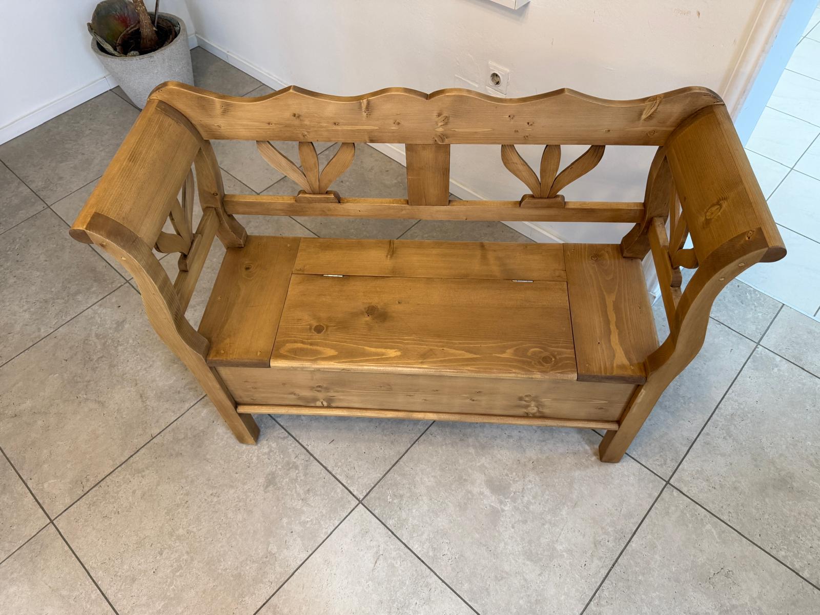 Truhenbank Küchenbank Bauernmöbel Bauernmöbel Antik D1085