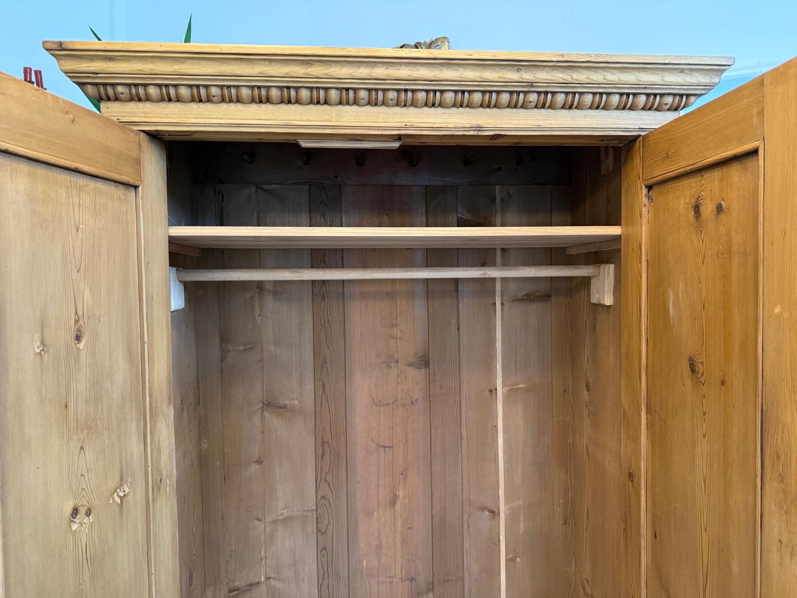 Gründerzeit Bauernschrank Bauernkasten Hallenschrank Weichholz G2132