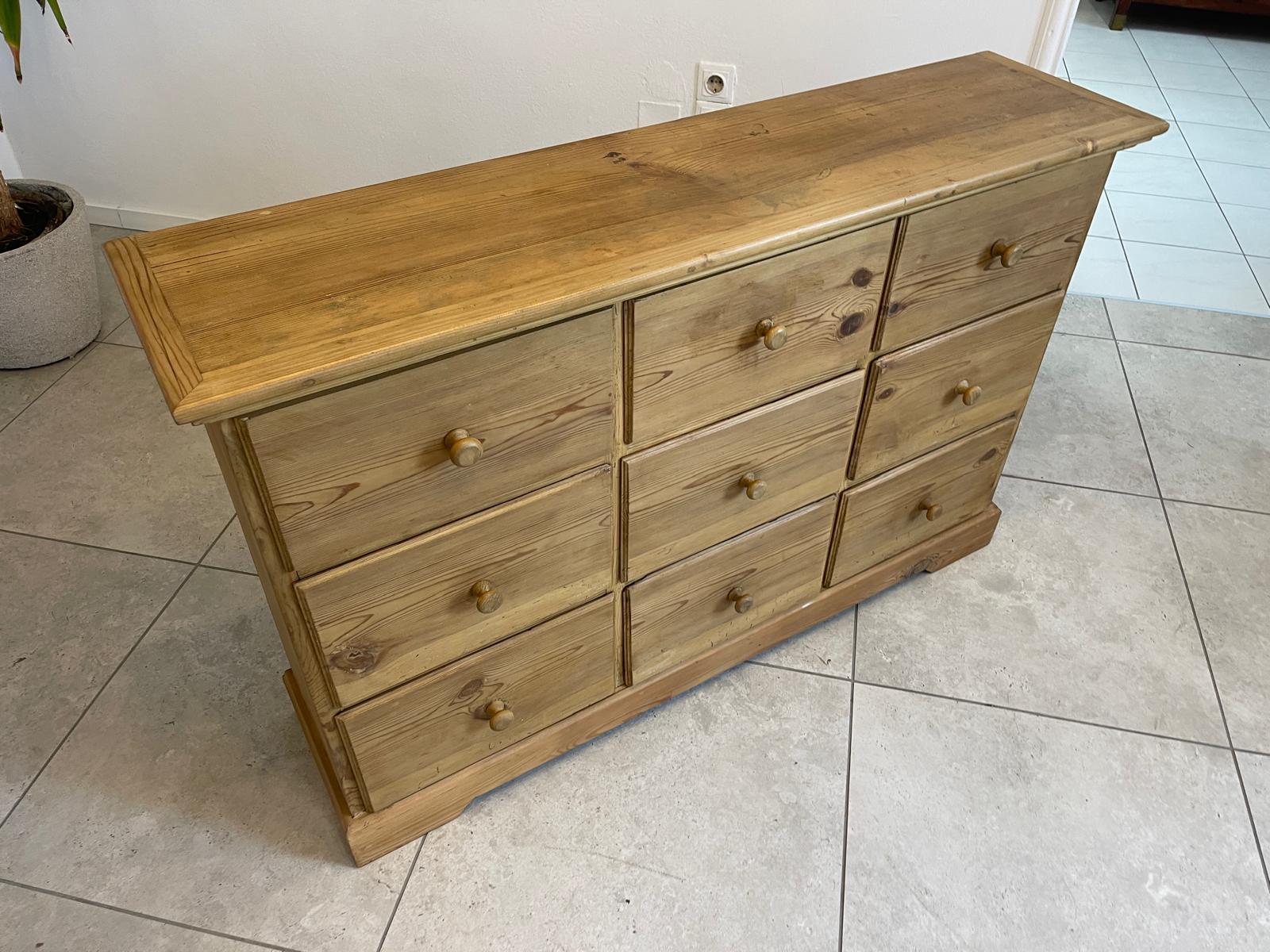 Bäuerliche Kommode 9 Ladenkommode Landhausmöbel Weichholzmöbel G1251