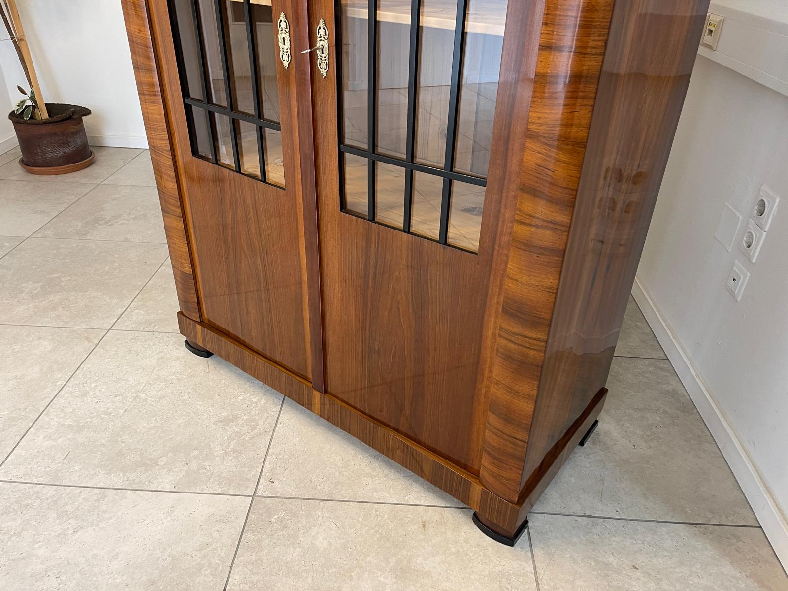 SALE Restaurierte Biedermeier Vitrine Bücherschrank Glasschrank ANTIQUITÄT G1510