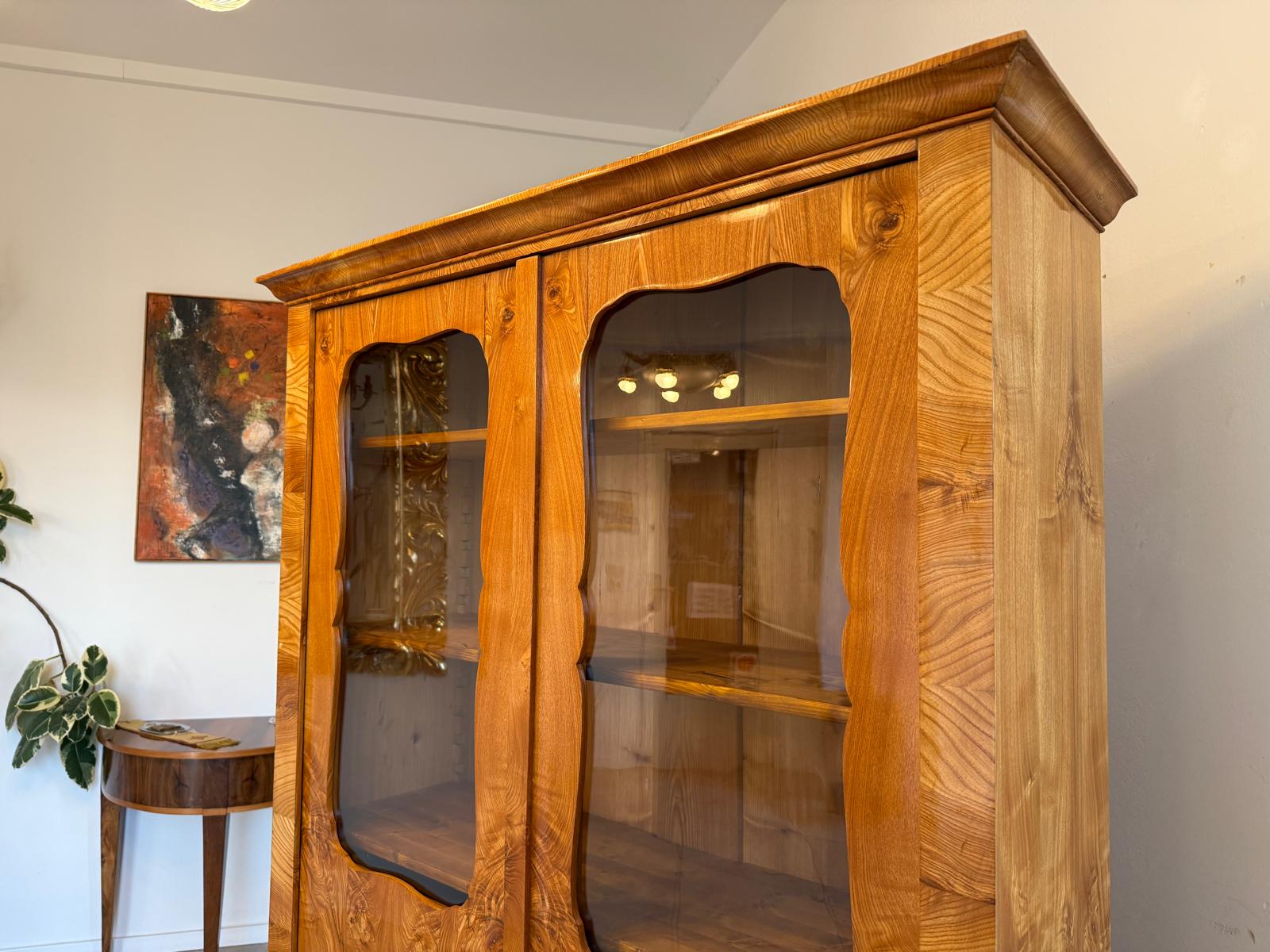 Sale Restaurierte Biedermeier Vitrine Bücherschrank Glasschrank G2351