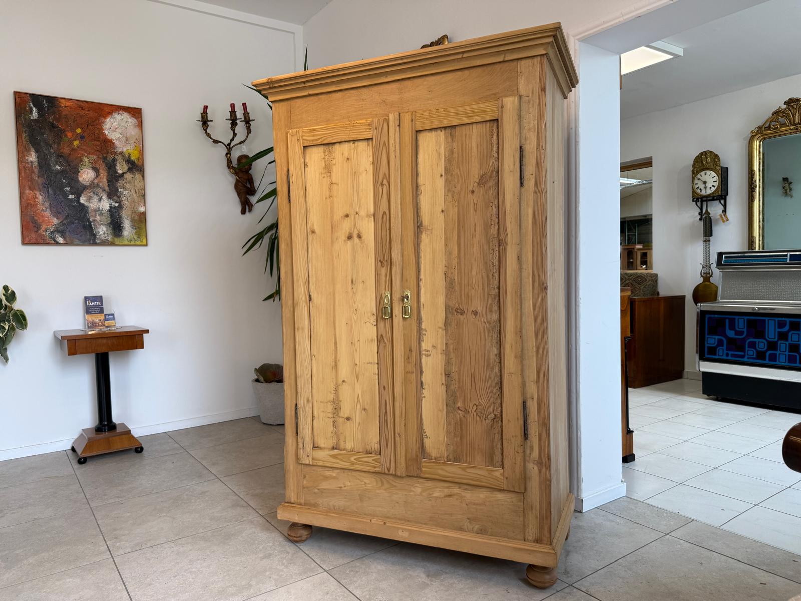 Bauernschrank Steirisch Biedermeier Naturholzschrank D2270