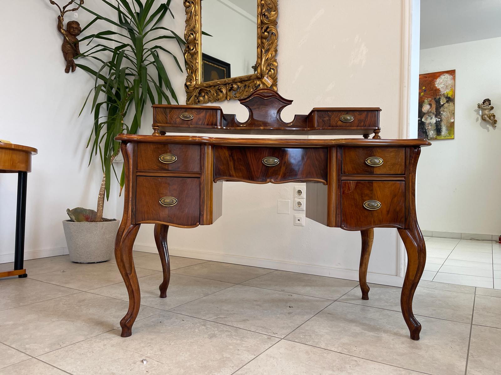 Sale Restaurierter Spätbiedermeier Damen Schreibtisch Sekretär Original Antiquität G1191