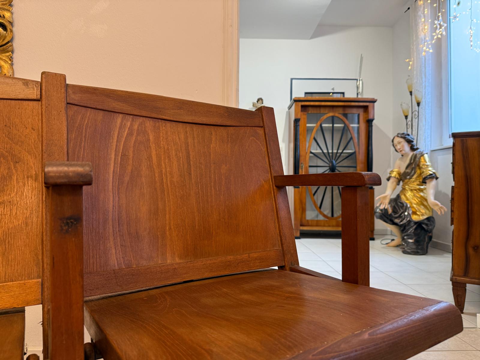 Original Wiener Kinosessel 2er Sitz Klappstuhl Stuhl Nostalgie Antik G2267