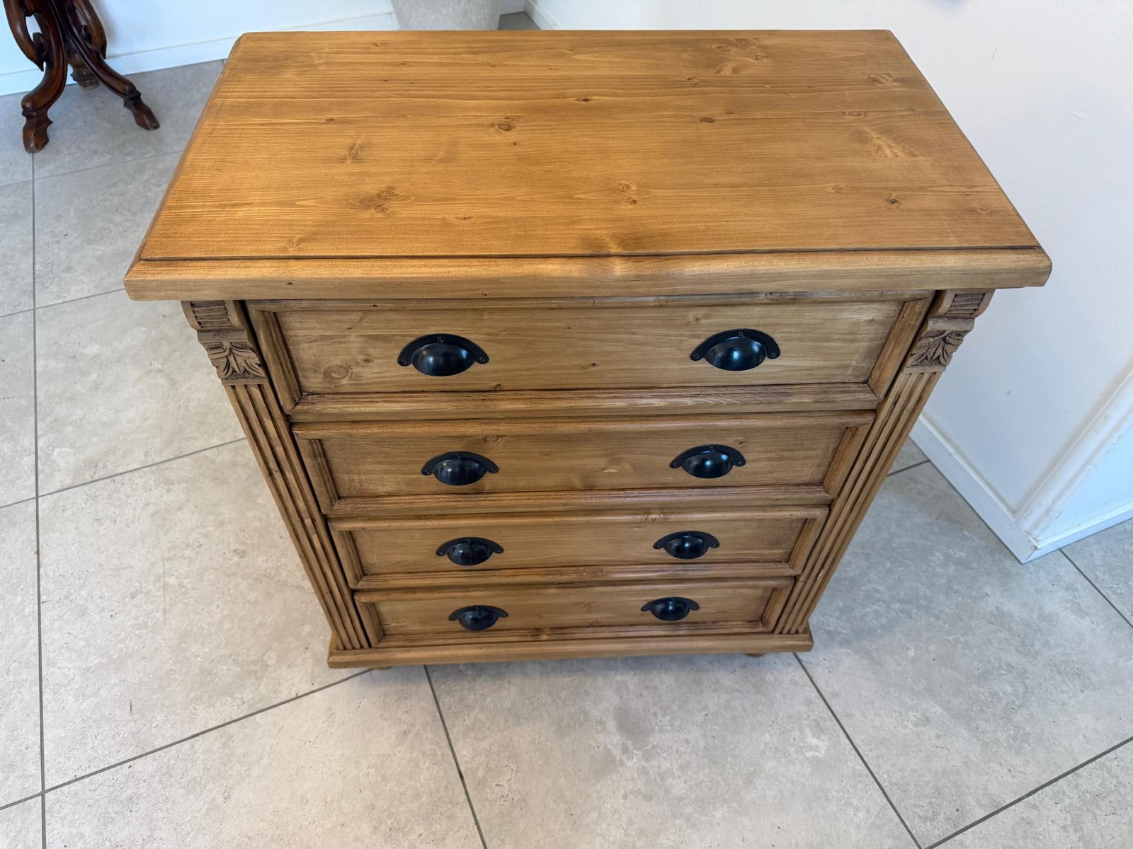 Massive Ladenkommode Ladenschrank Apothekerschrank Bauernmöbel G1782