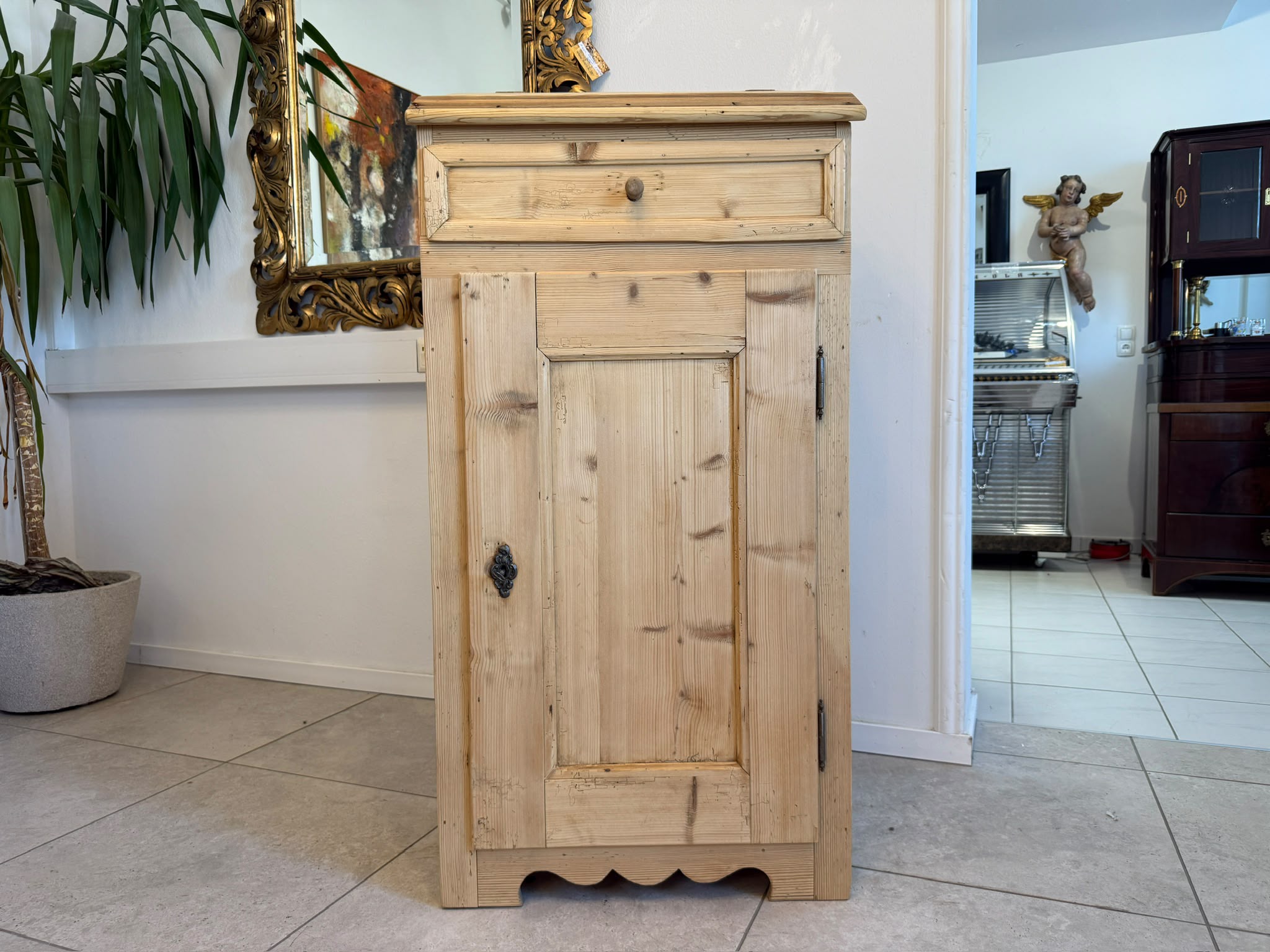 Original Naturholz Schreibtisch Schreibpult Naturholz Naturholz D2735