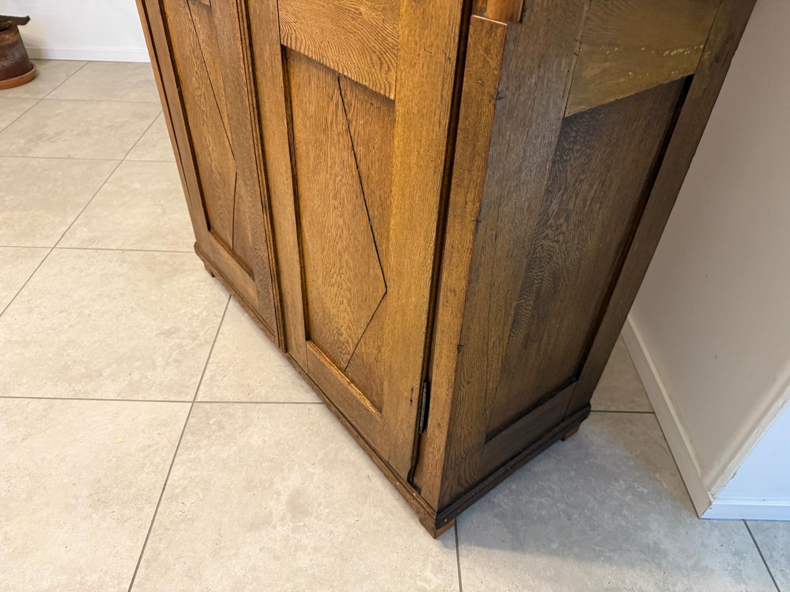 Originaler Eichenschrank Rauchschrank Kasten um 1820 G2258