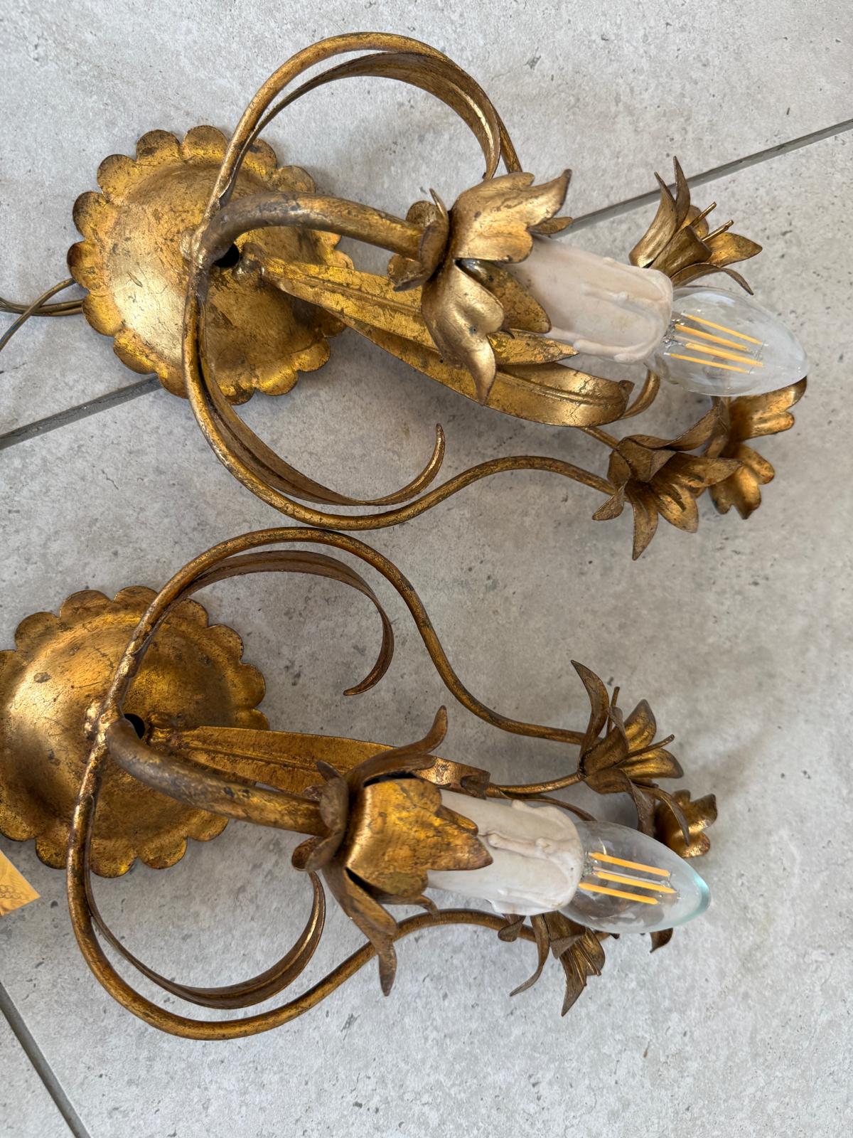 Wandleuchten Wandlampen 2 Stück venzianisch  D2379