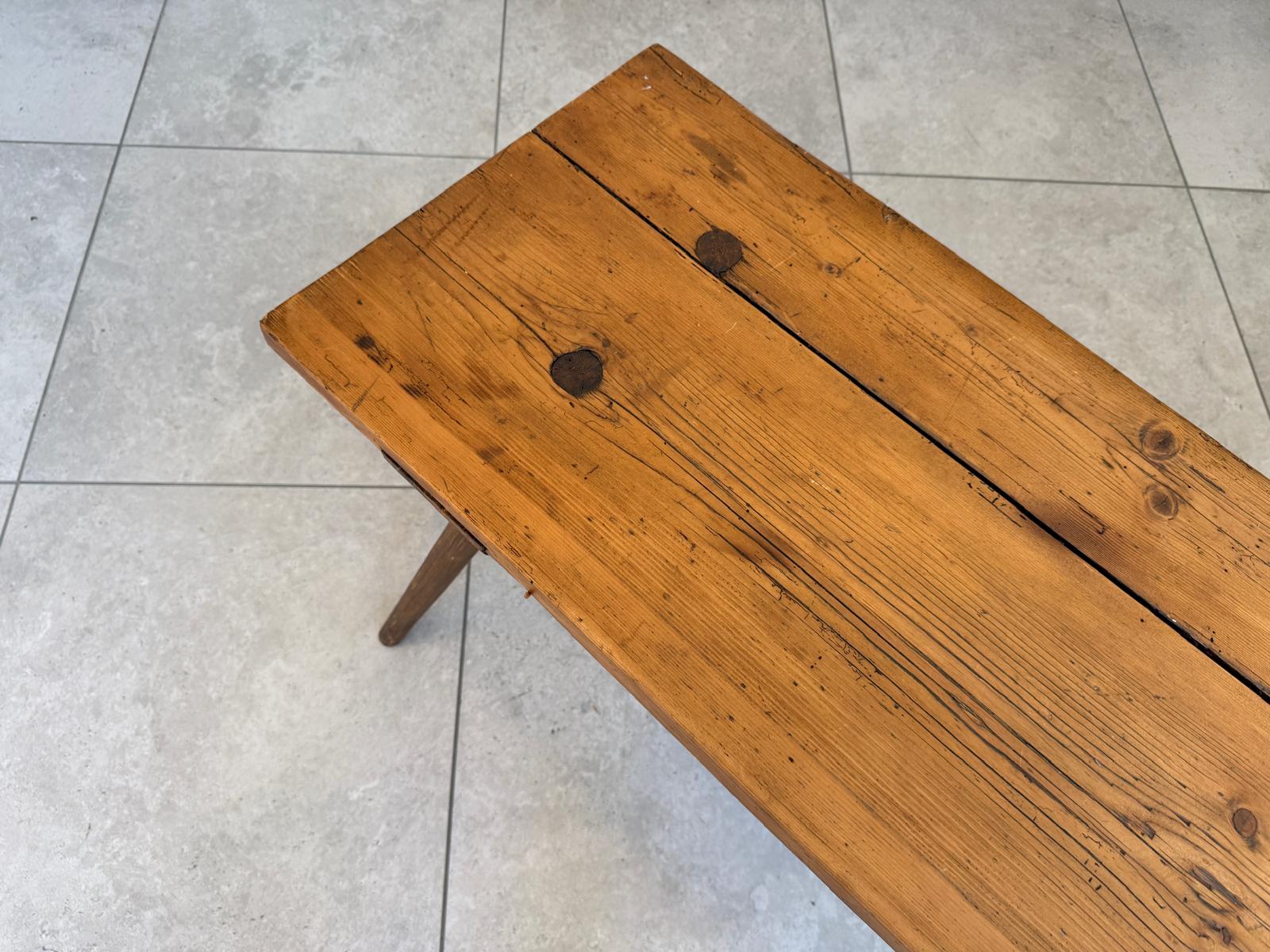 Altes  Bankerl Sitzbank Bankerl Massivholz Bauernbank G2285