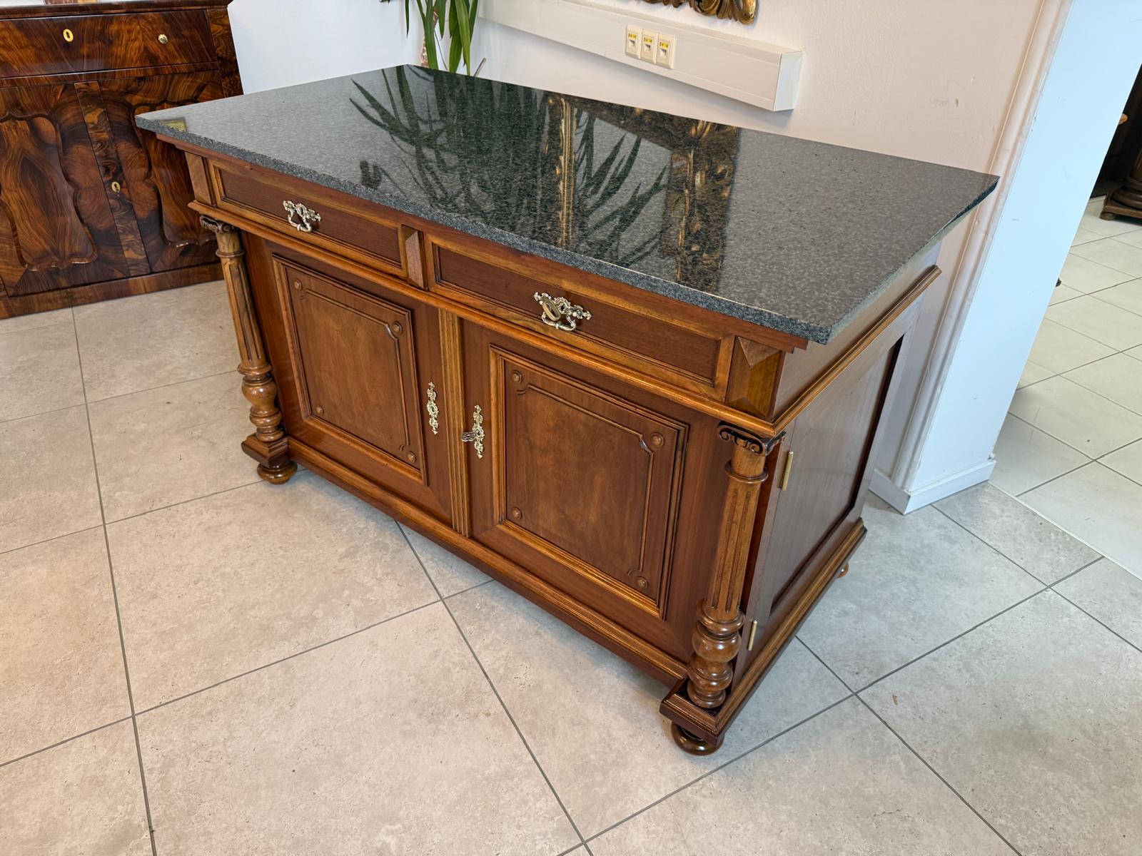 Sale Restaurierte Säulenanrichte Gründerzeit Anrichte Schrank Antiquität D2369-1