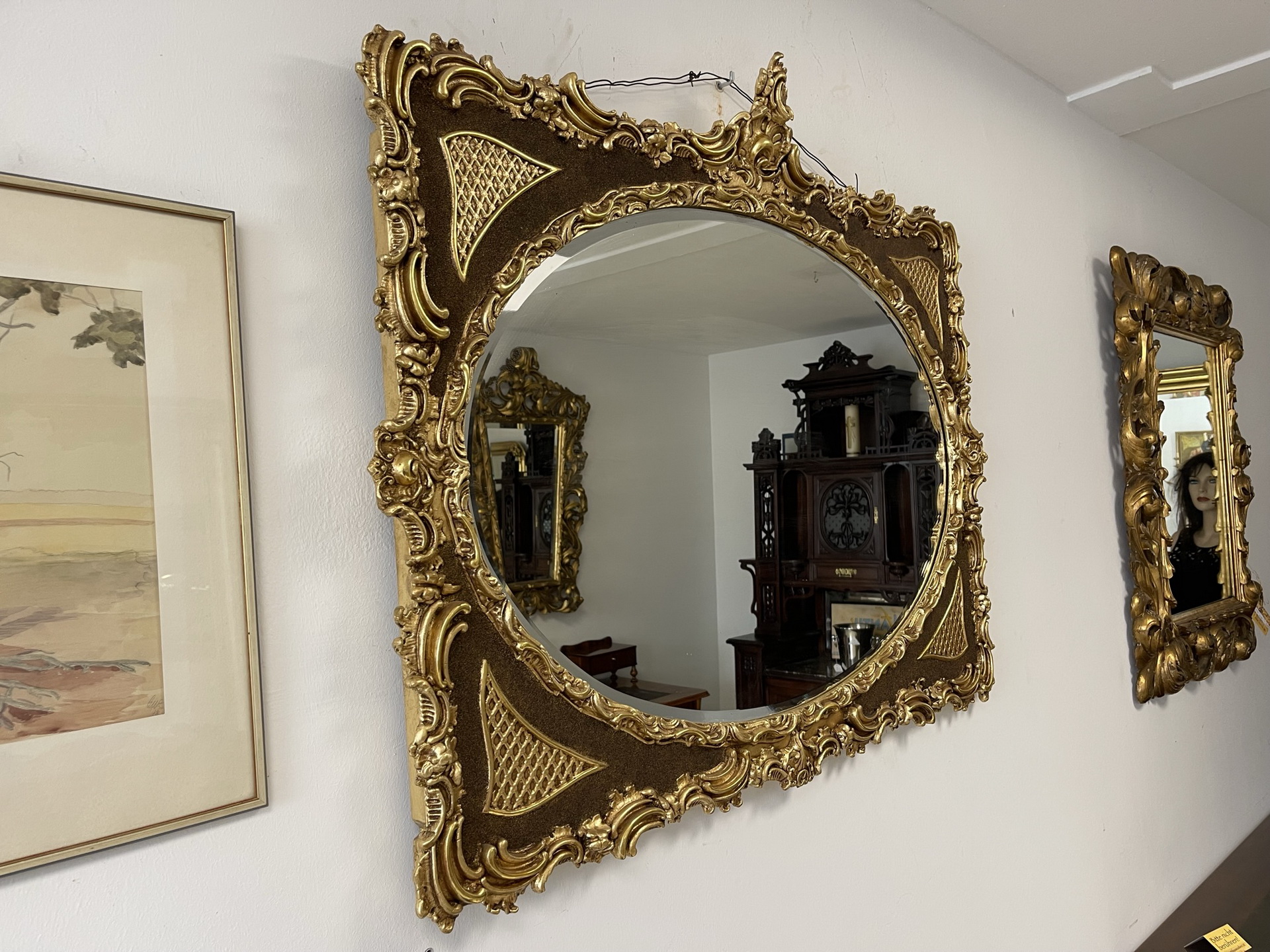 Barock-Biedermeier_140gKotch1ni6Pqx Florentinerspiegel Venezianer Museumsexemplar i1993