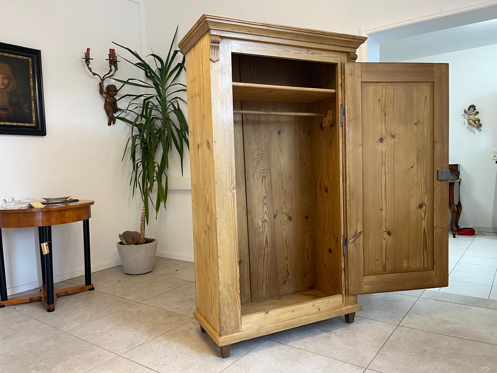 Uriger 1 türiger Bauernschrank Naturholzschrank Steiermark Bauernkasten Schrank G1258