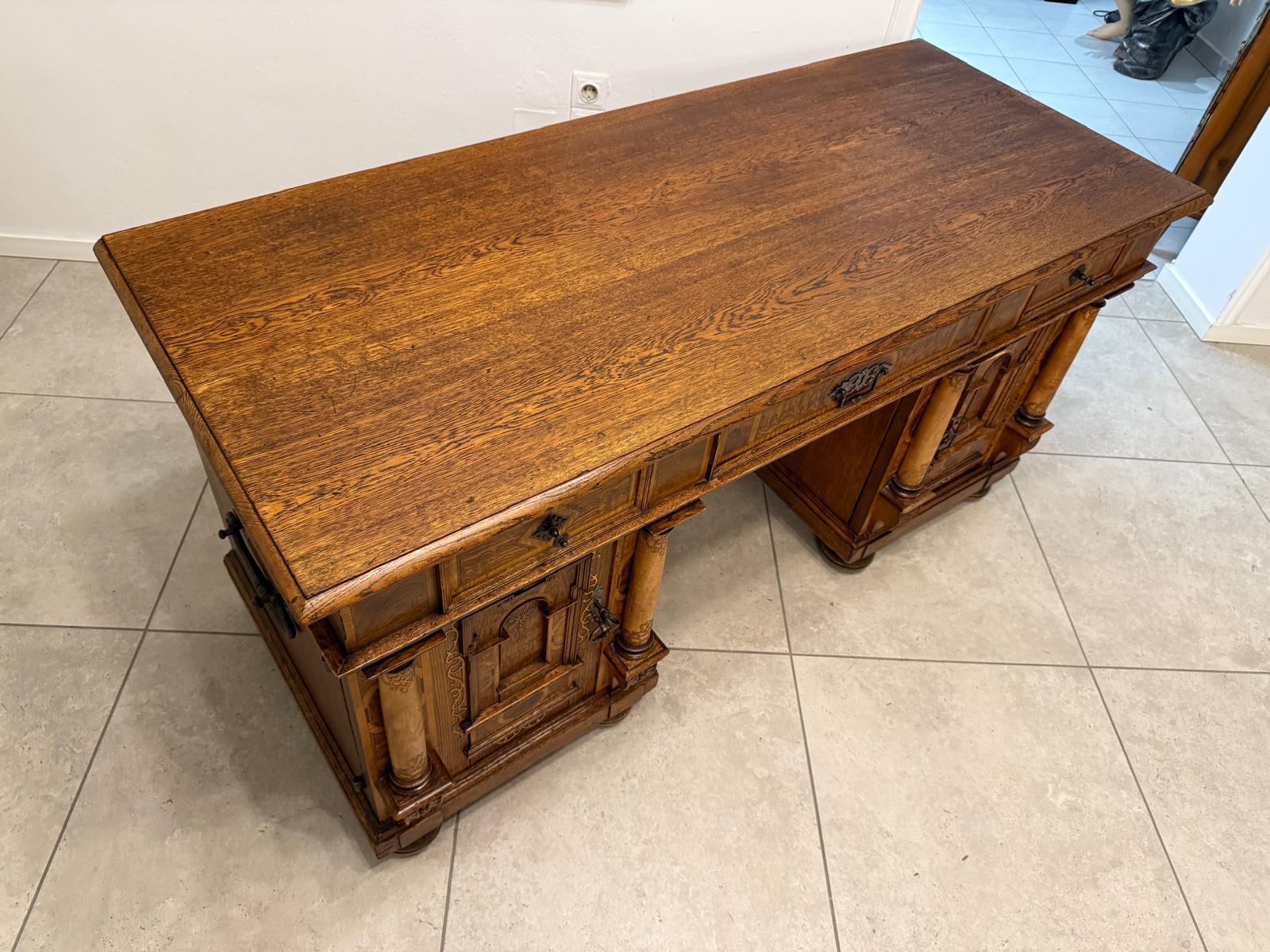 Spätrenaissance Sekretär Schreibtisch Herrenschreibtisch Original Antiquität G2209