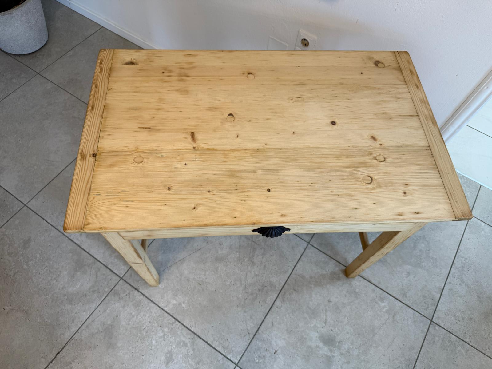 Bäuerliches Jugendstil Tischerl Beistelltisch Bauerntisch G2028