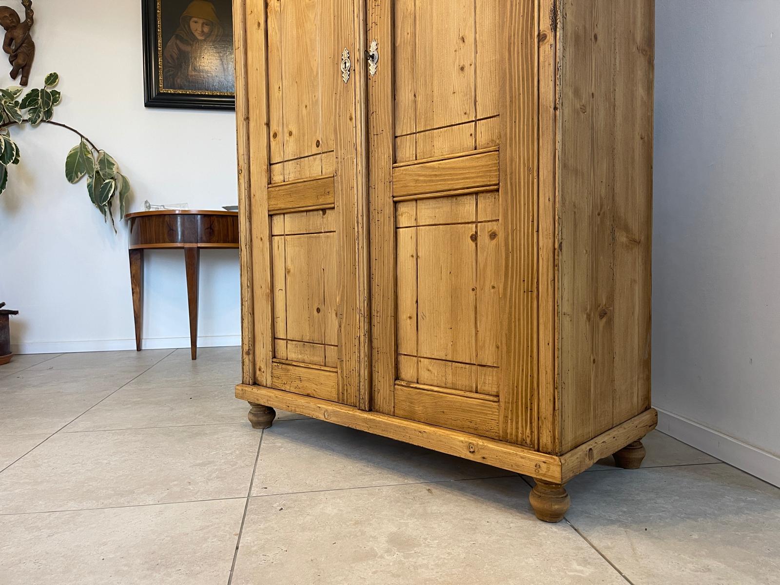 Steirischer Gründerzeit Bauernschrank Naturholzschrank Bauernmöbel A5162