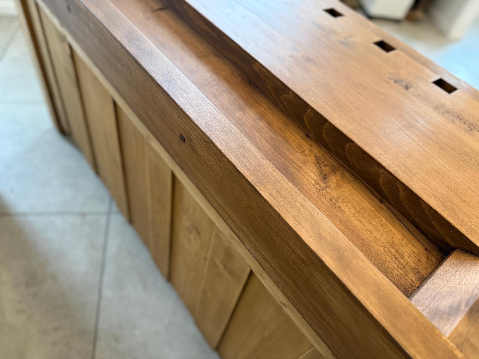 Hobelbank,Werkbank Ladentisch Antik Massivholz D2275