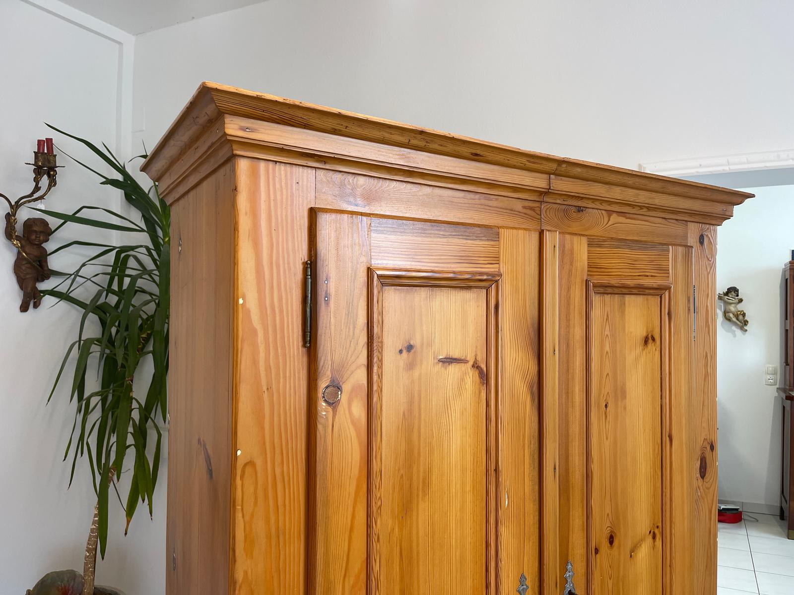 Biedermeier Bauernschrank Naturholzschrank Bauernkasten Bauernmöbel G1232