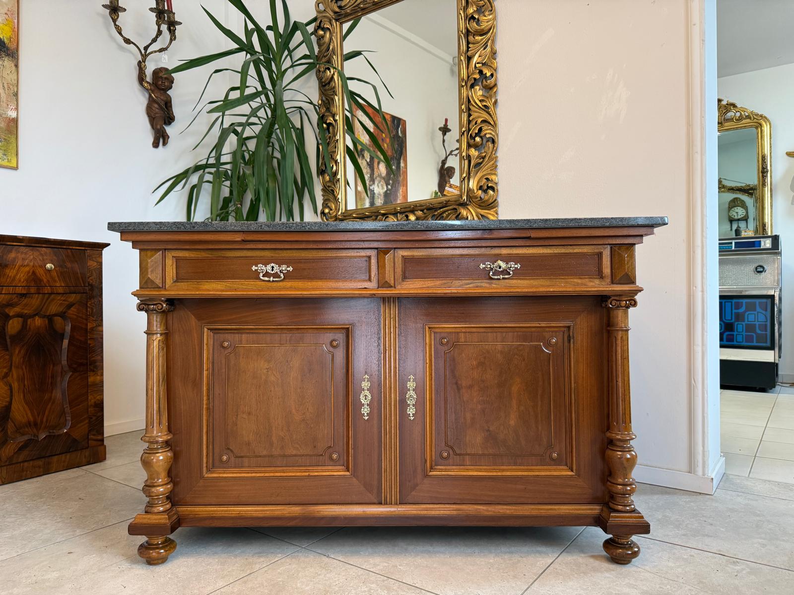 Sale Restaurierte Säulenanrichte Gründerzeit Anrichte Schrank Antiquität D2369-1