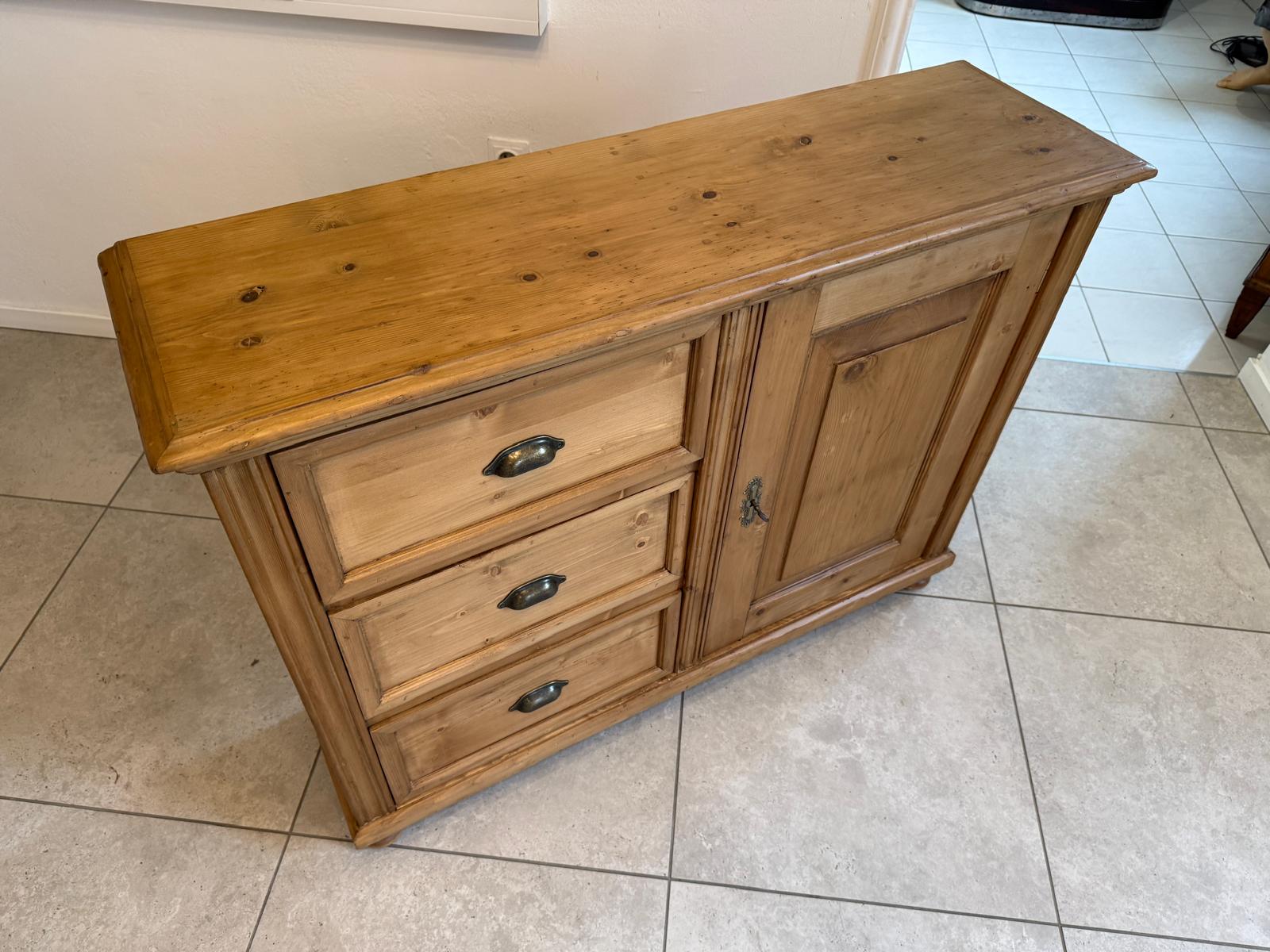 Ladenkommode Bauernmöbel Bauernmöbel Bauernschrank Weichholz D1113