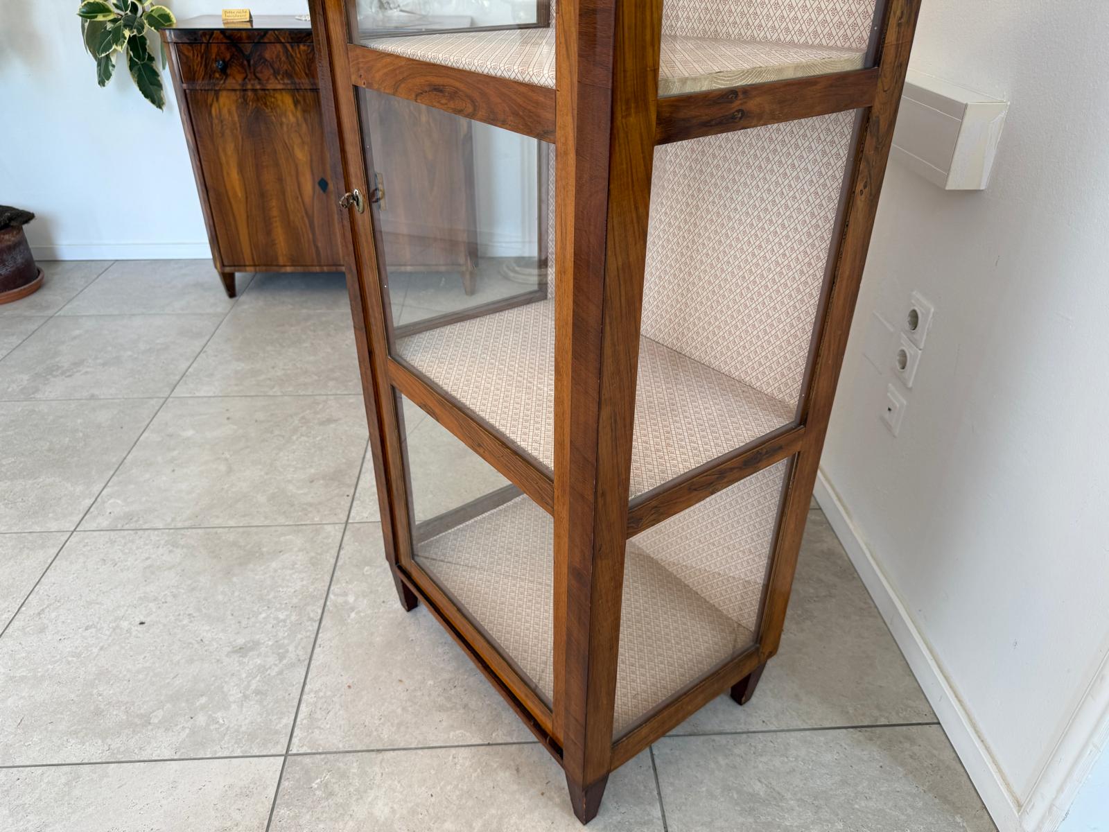 Stilvitrine Biedermeier Glasschrank Bücherschrank G1919