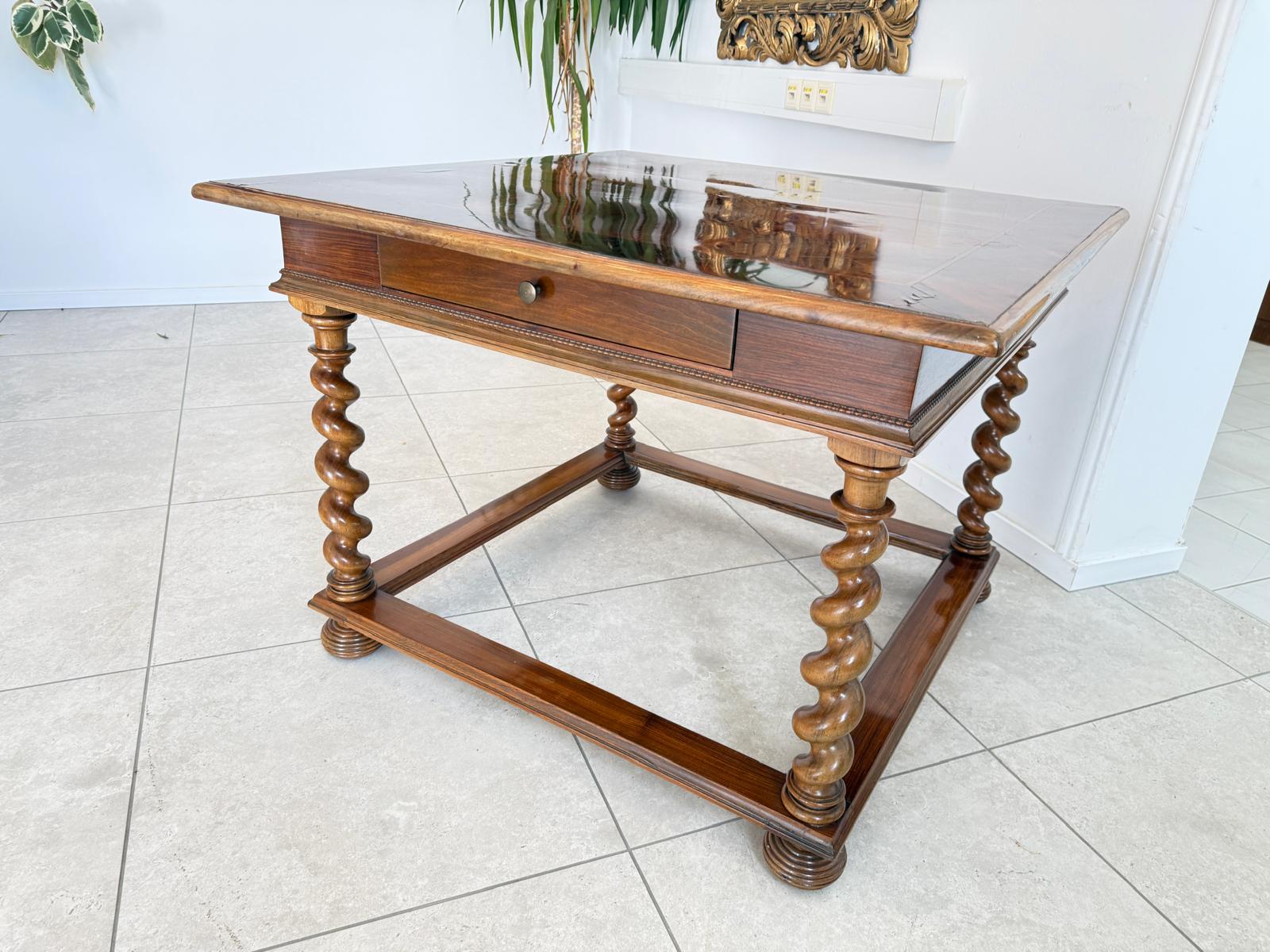 Barock Tisch Esstisch Antik Refektoriumtisch Antiquität Neo Barock D2867