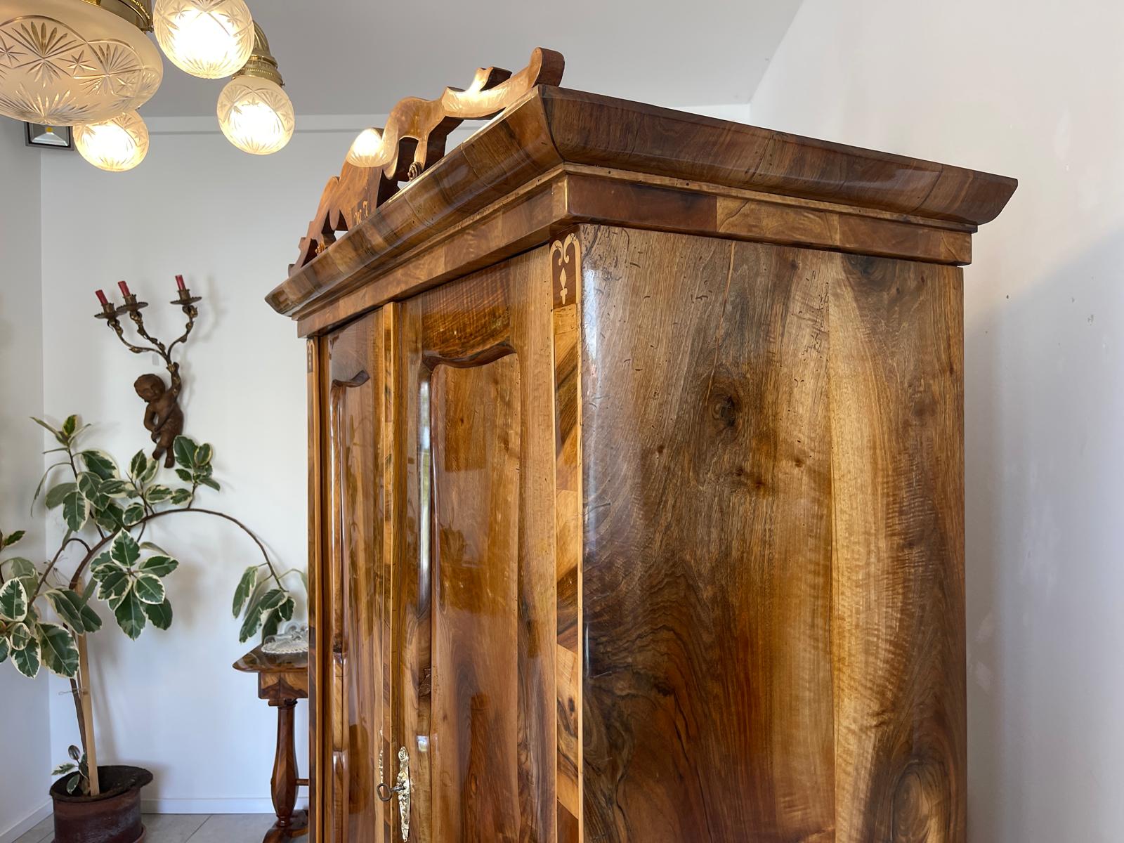 Traum Restaurierter Biedermeier Schrank Kleiderkasten Hallenschrank Antiquität G1445