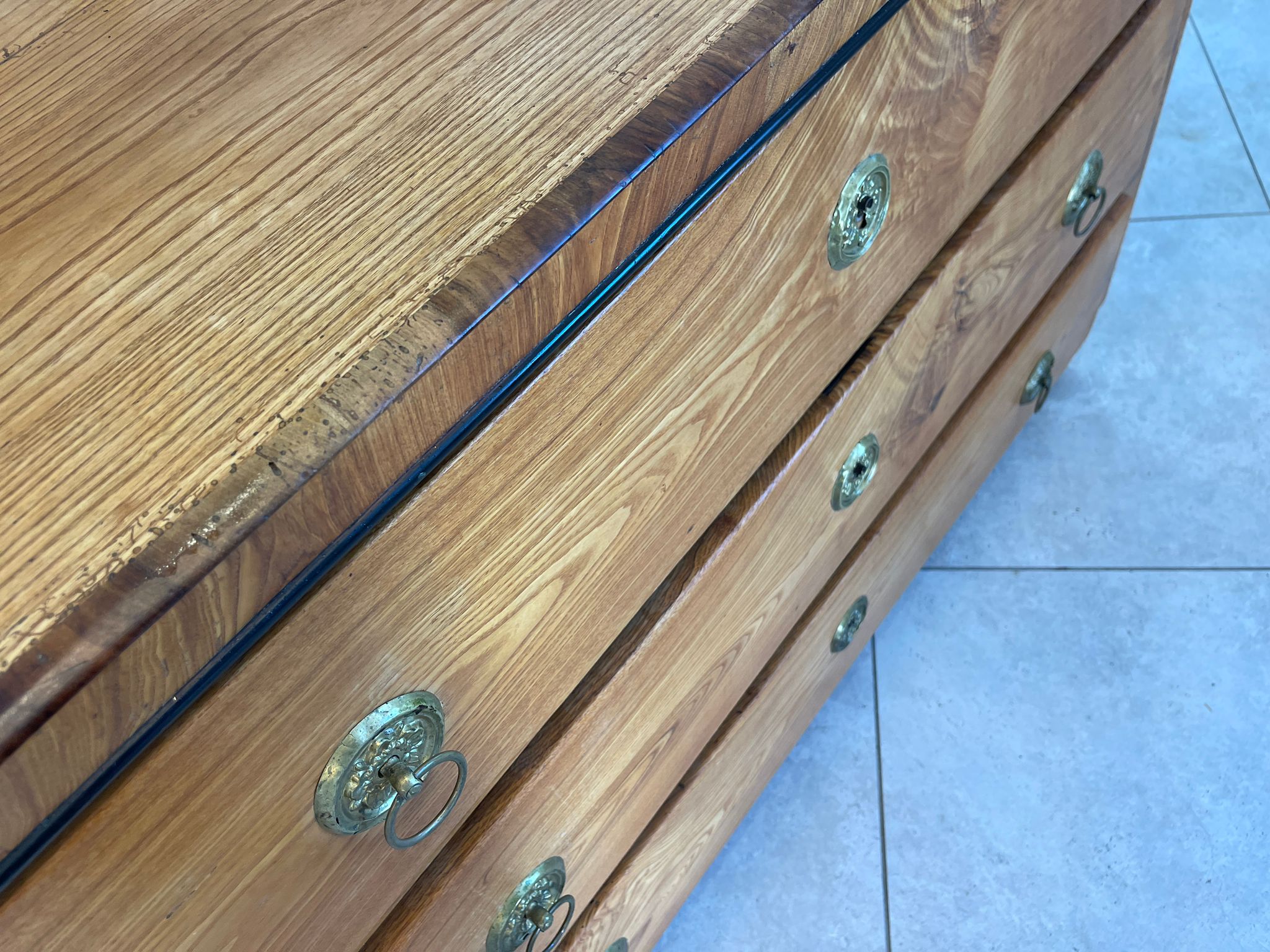 Sale Originale Biedermeier Kommode Eschenholz G1109