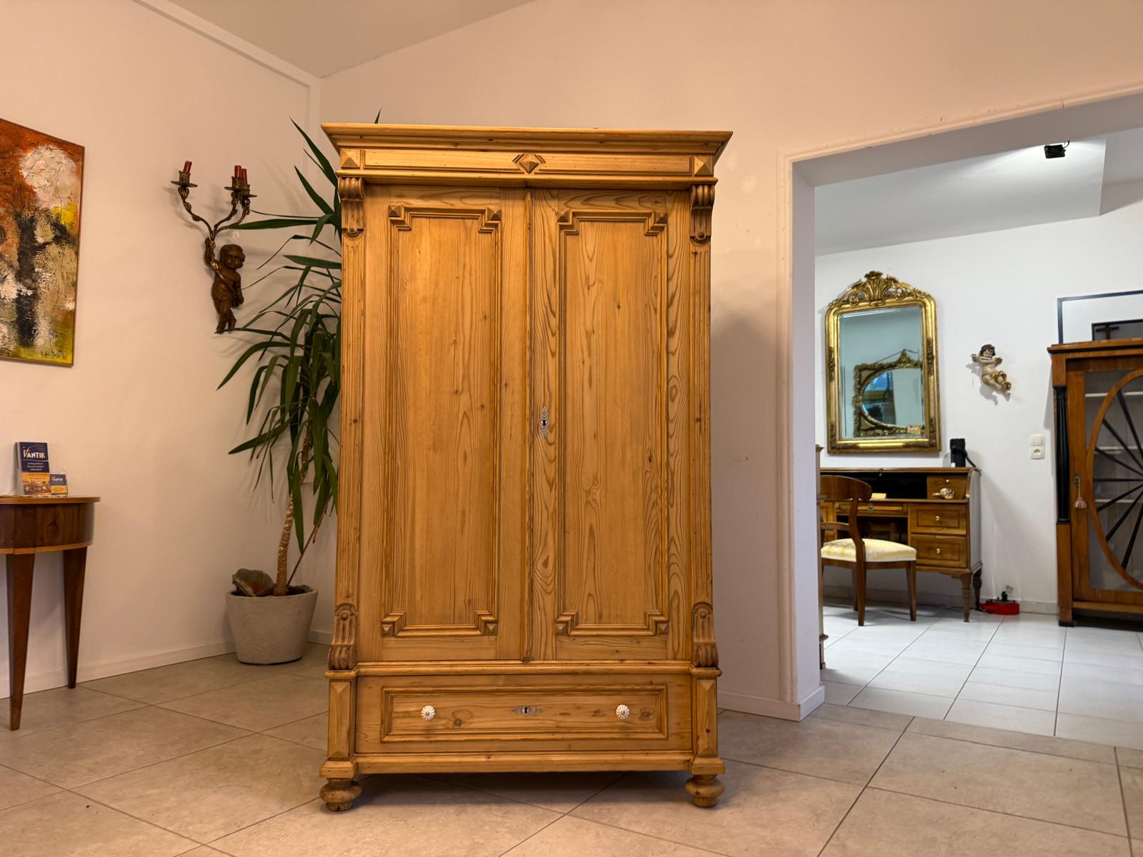 Gründerzeit Bauernschrank Bauernkasten Hallenschrank G2385