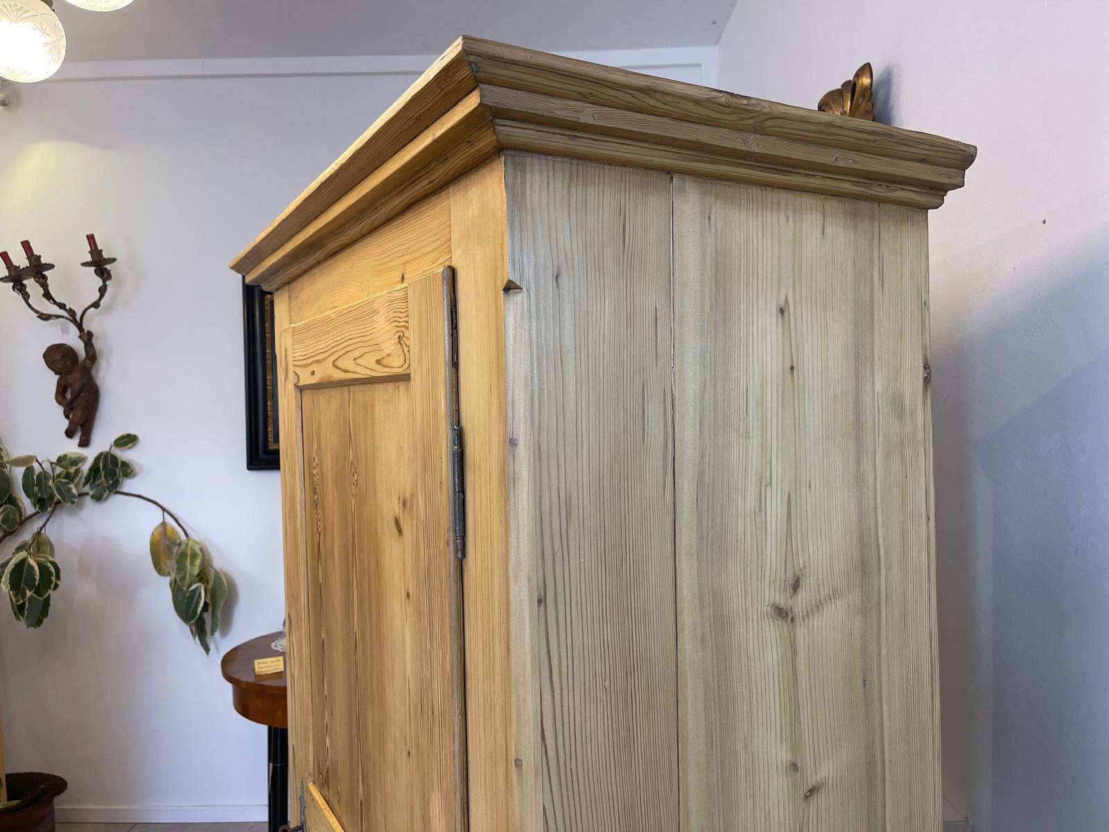 Biedermeier Bauernschrank Naturholzschrank Bauernmöbel Bauernstube G1329