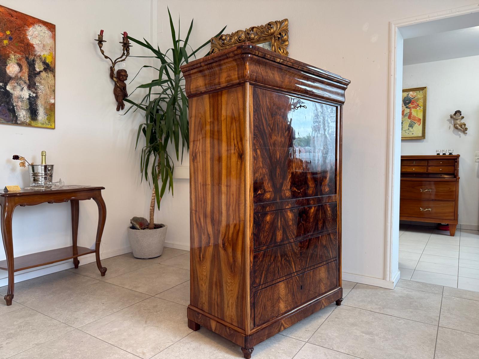 Sale Restaurierter Spätbiedermeier Standsekretär Schellack G1816