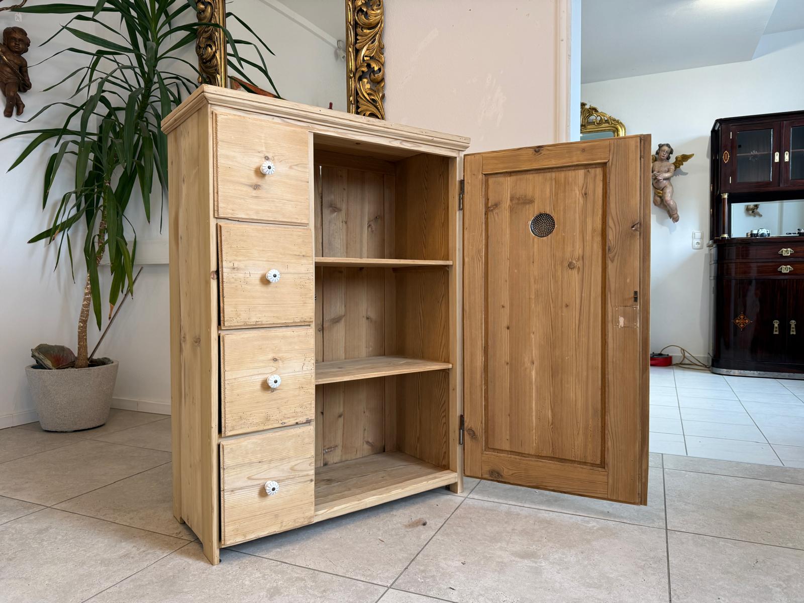 Biedermeier Brotschrank Almerschrank Speiskasten Antik Kastenmöbel D1166