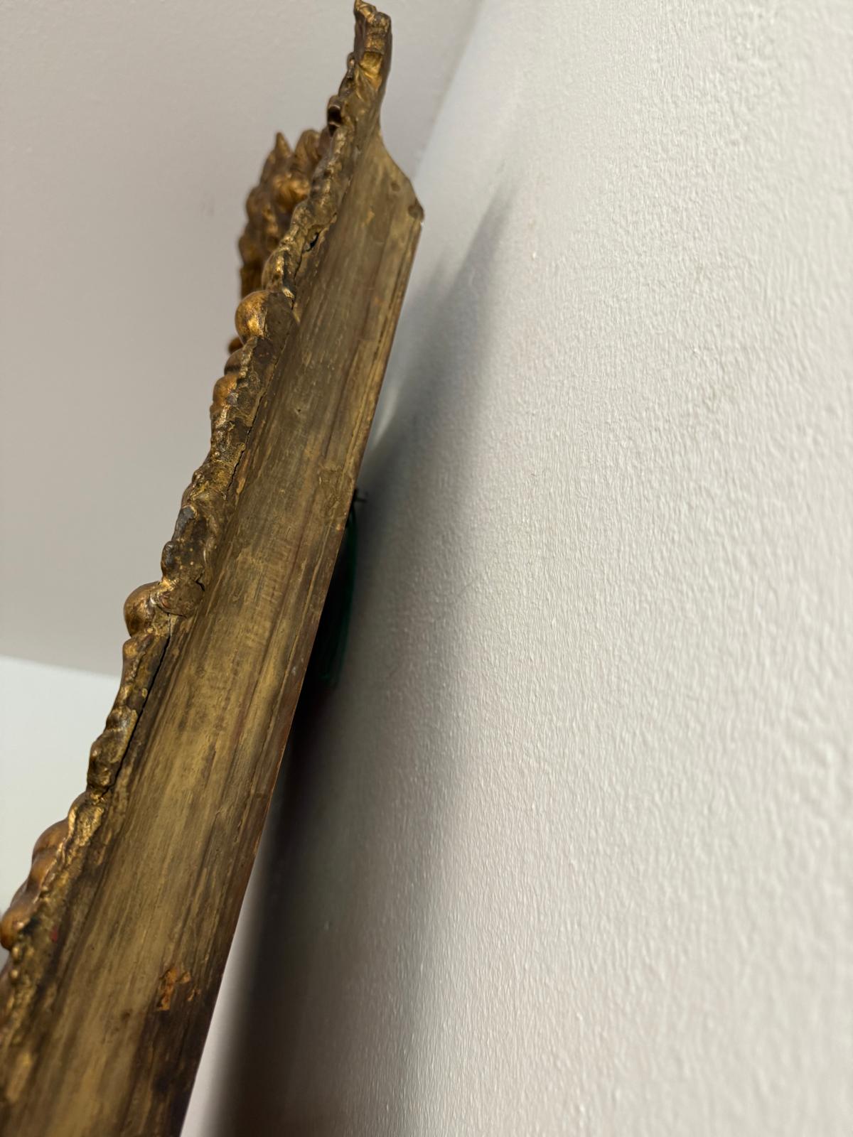 Rosenspiegel Ritterspiegel um 1860 Rosen Spiegel  Traum Rahmen G2167