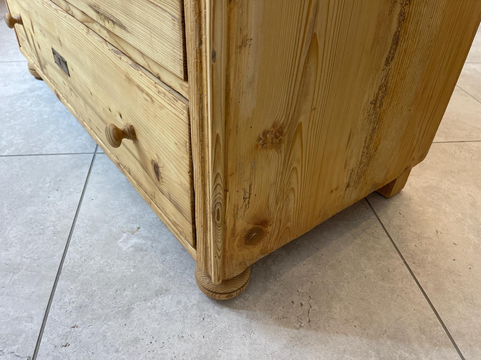 Originale Bäuerliche Gründerzeit Kommode Restauriert Bauernkommode Antik G1695