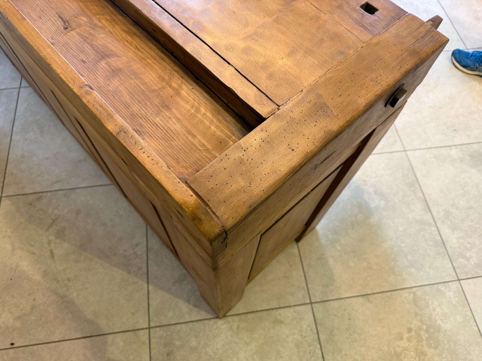 Historische Hobelbank Werkbank Pult Tresen Ladenschrank Designerstück D1246