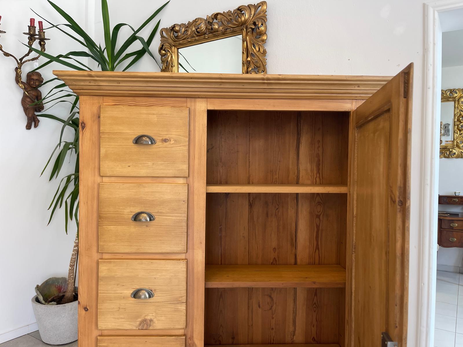 Alter Biedermeier Brotschrank Almerschrank Vorratskasten Kasten G1654