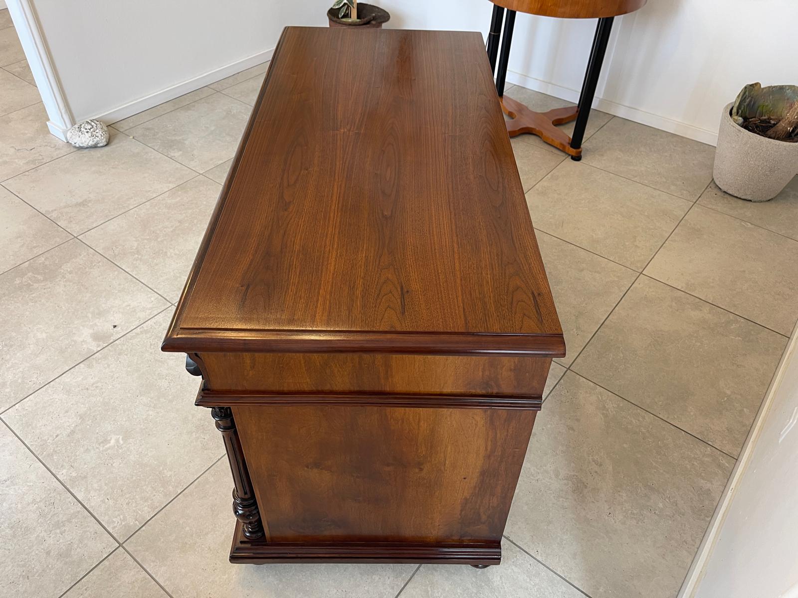 Sale Restaurierte Säulenanrichte Gründerzeit Anrichte Schrank Antiquität G1314