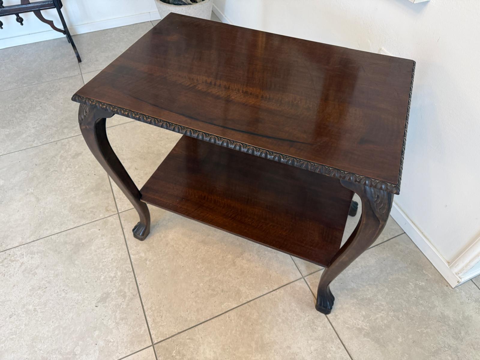 Originaler Historismus Tisch Serviertisch Beistelltisch Unikat D2931
