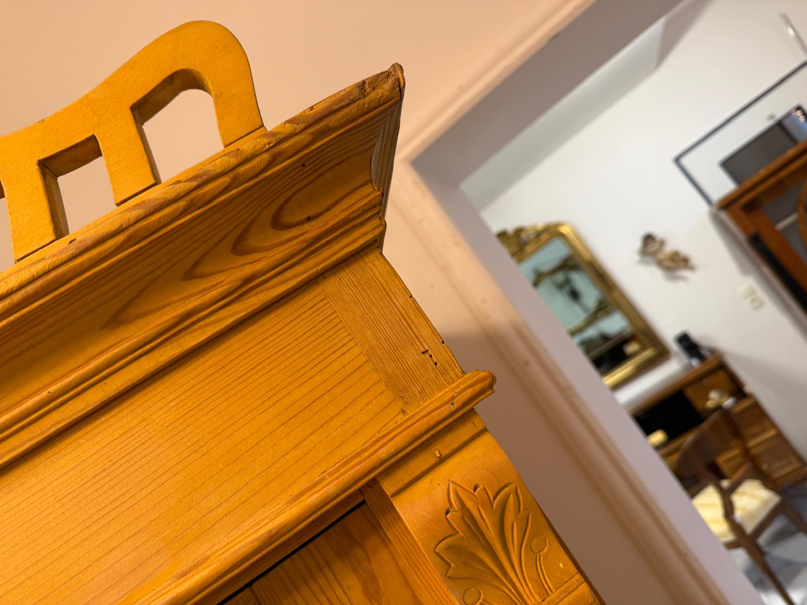 Gründerzeit Bauernschrank Bauernkasten Garderobenschrank Weichholz G2400