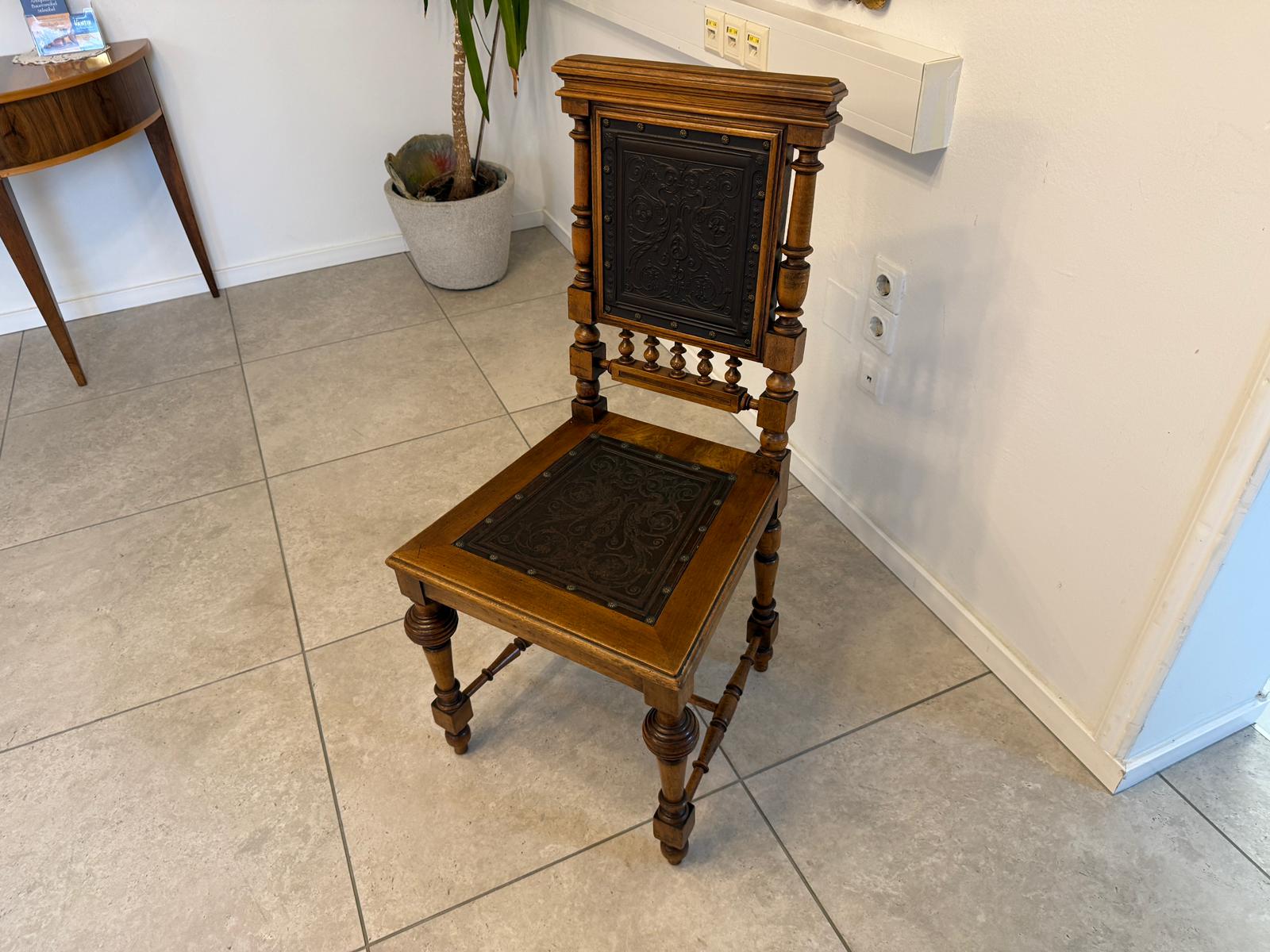Antiker Historismus Sessel Gründerzeit Stuhl G2270 