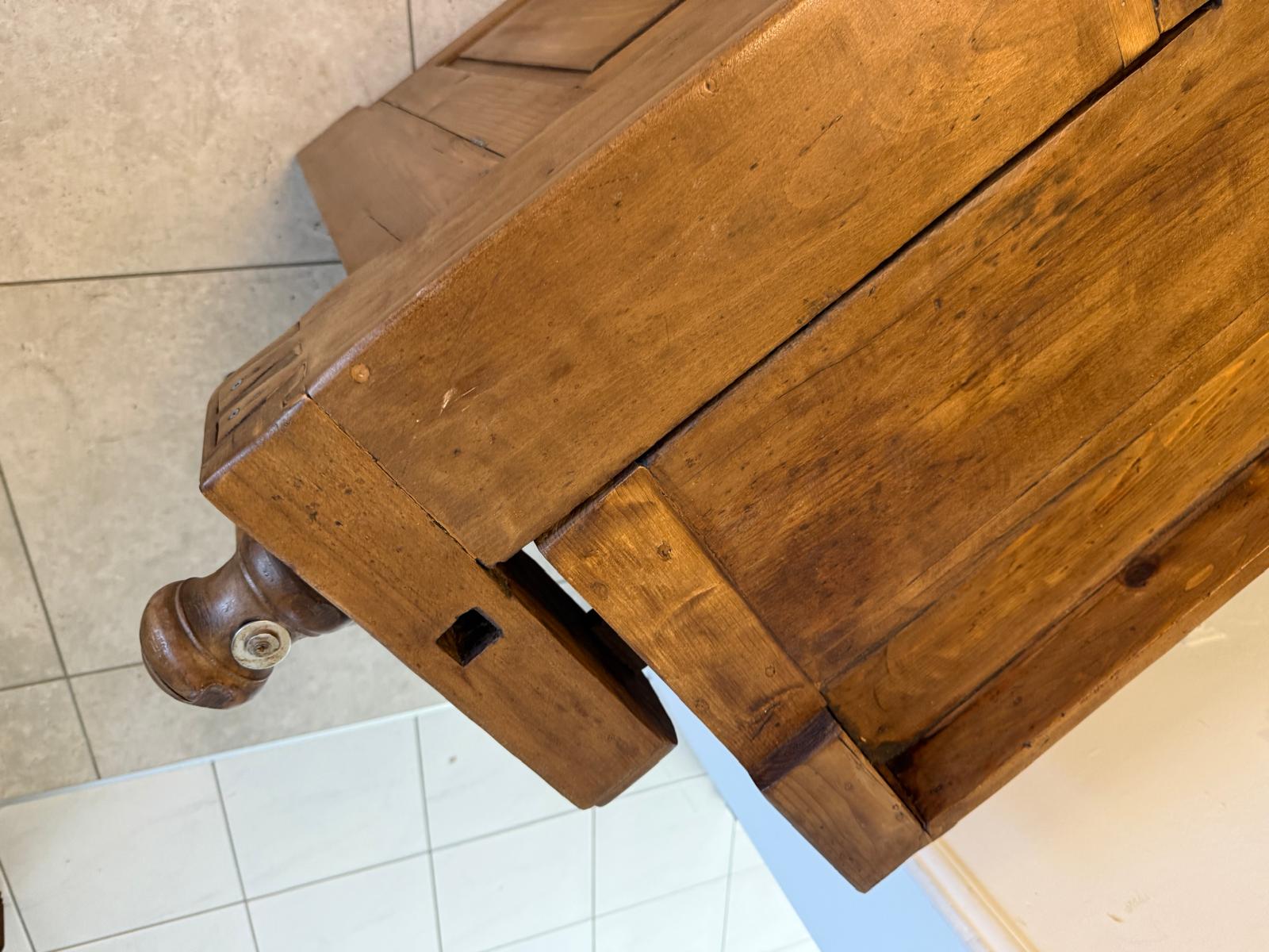 Historische Hobelbank Werkbank Pult Tresen Ladenschrank Designerstück D1246