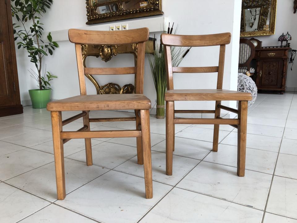 Alte Holzsessel für Kinder - Vintage Kinderstühle aus den 70-80er Jahren - Alte Holzsessel, Nostalgie, Kinderzimmer Einrichtung x1581