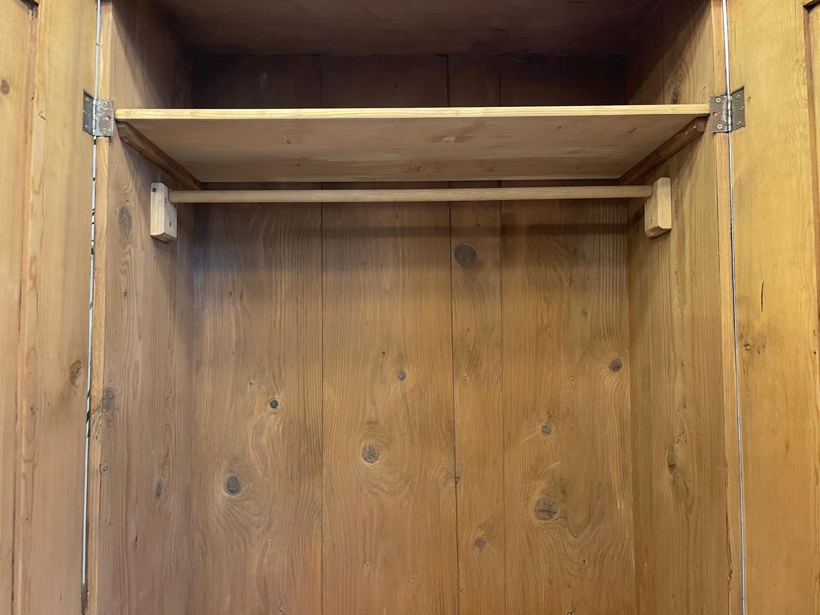 Jugendstil Bauernschrank Naturholzschrank A5135