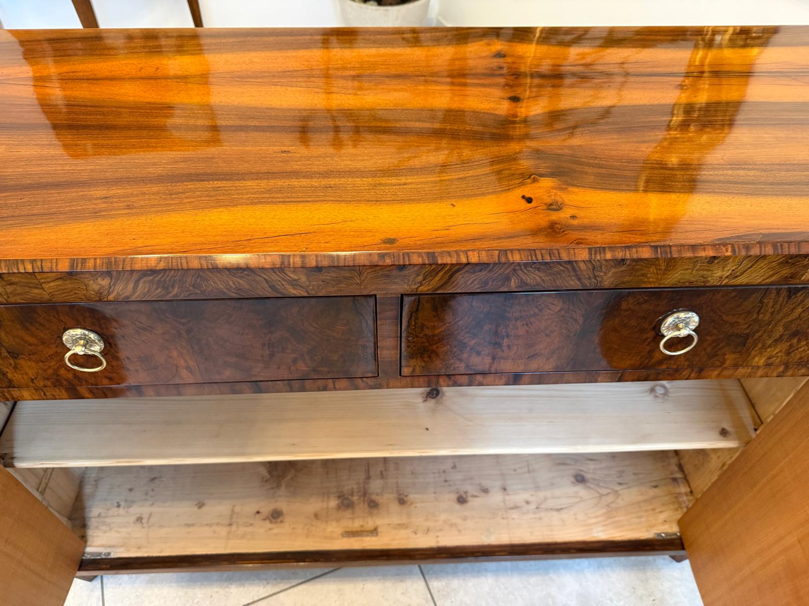 Sale Restaurierte Biedermeier Anrichte Trumeau Nussholz Antiquität D1091