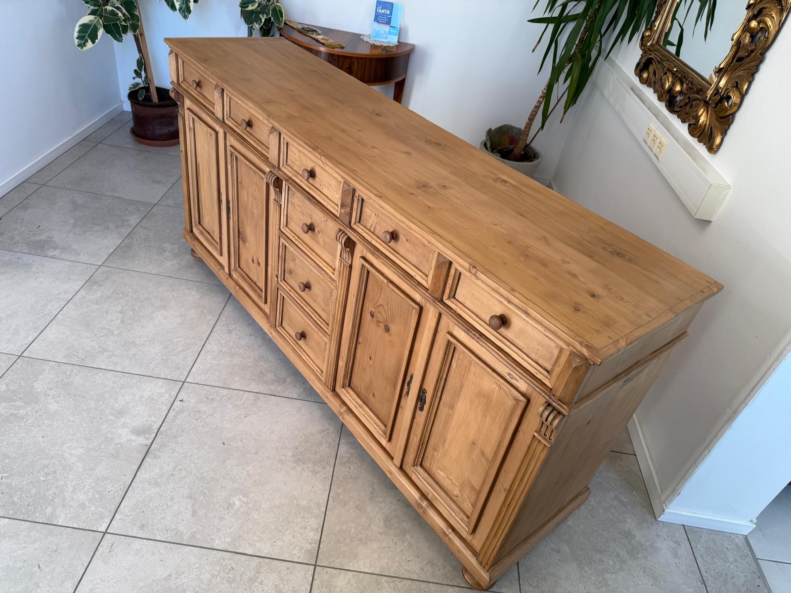 Massiver Apothekenschrank 8 Ladenkommode Ladenschrank G2291