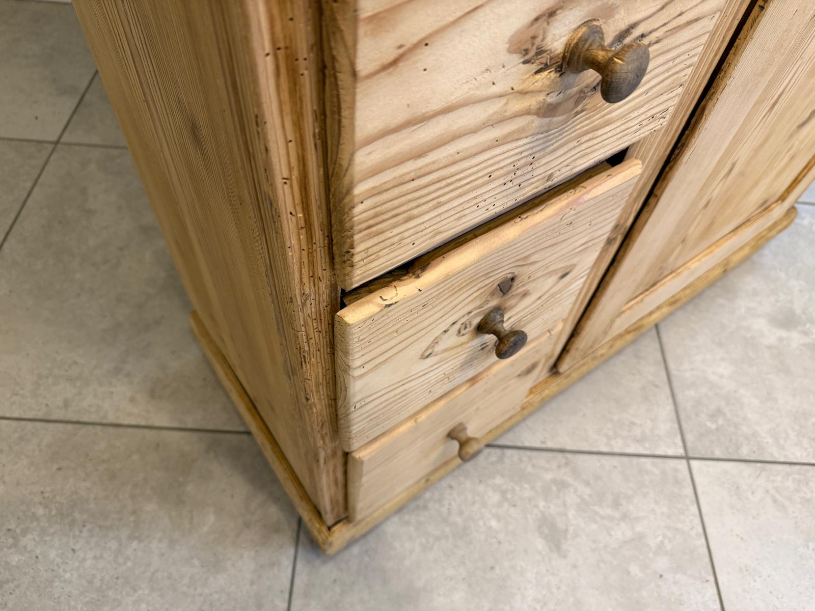 Uriger Biedermeier Brotschrank Almerschrank Speiskasten Bauernkasten G2244