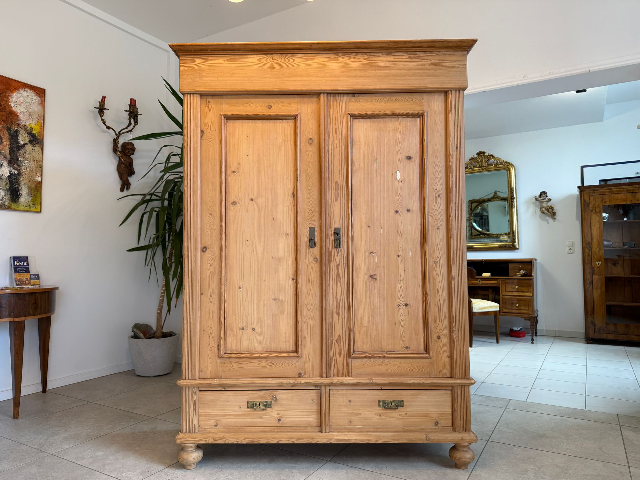 SALE Gründerzeit Bauernschrank Biedermeier Schrank G2230