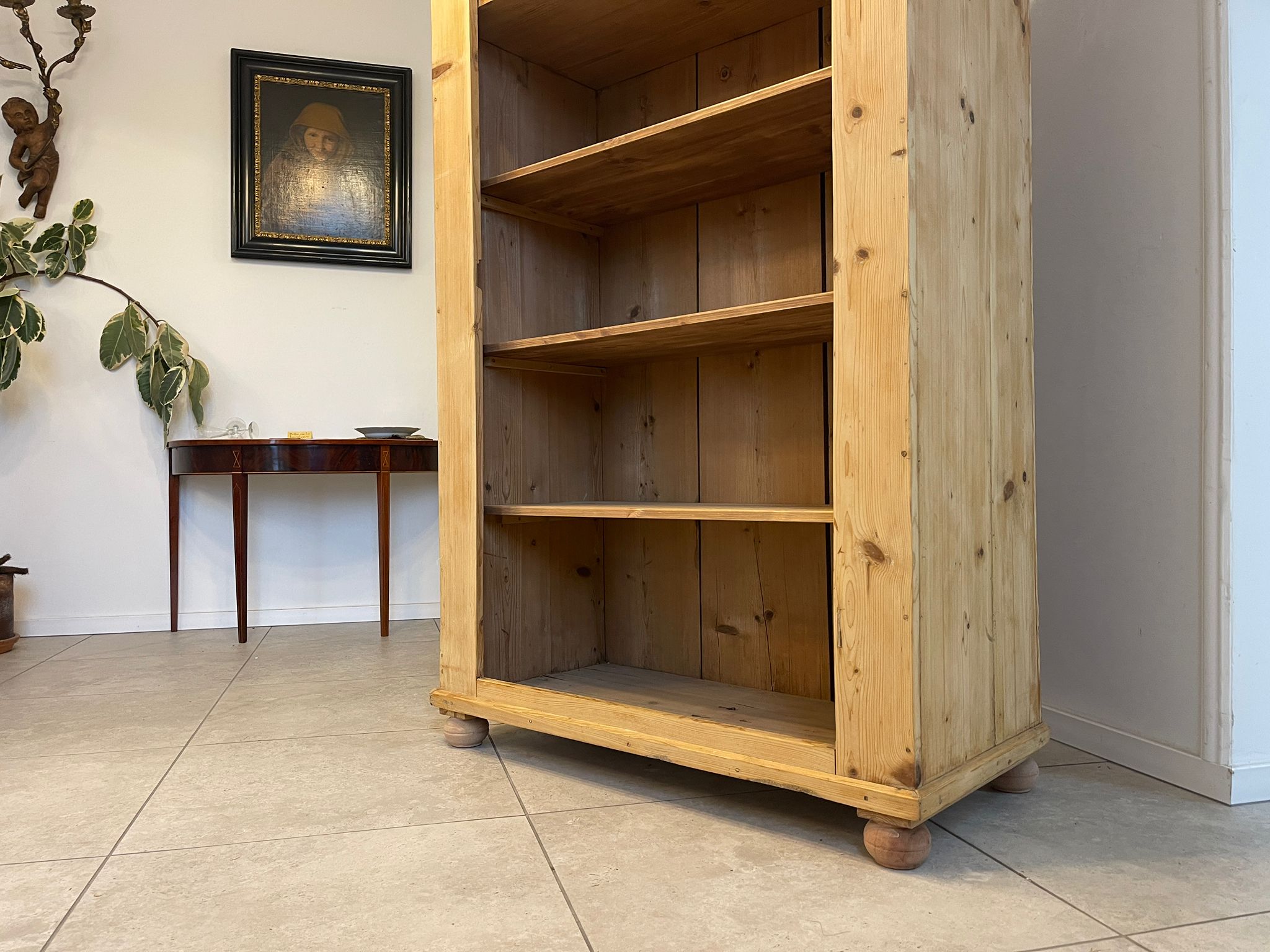 678c6580-066d-4545-a4f2-67c4c5c702e7 Bäuerliches Bücherregal Stellage Naturholz A5114