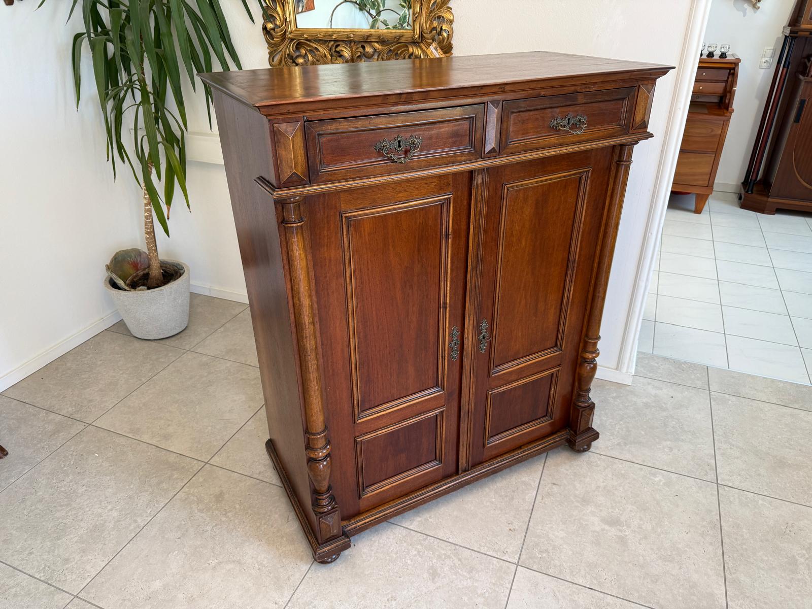 Originale Gründerzeit Anrichte Schrank Vertiko Schrank G1601